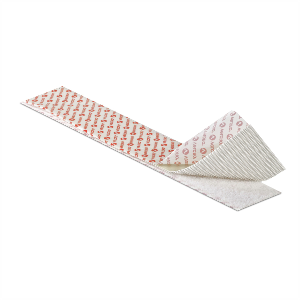 Velcro Klettband extra stark, selbstklebend – 50 mm × 1 m, weiss, 1 Stk.