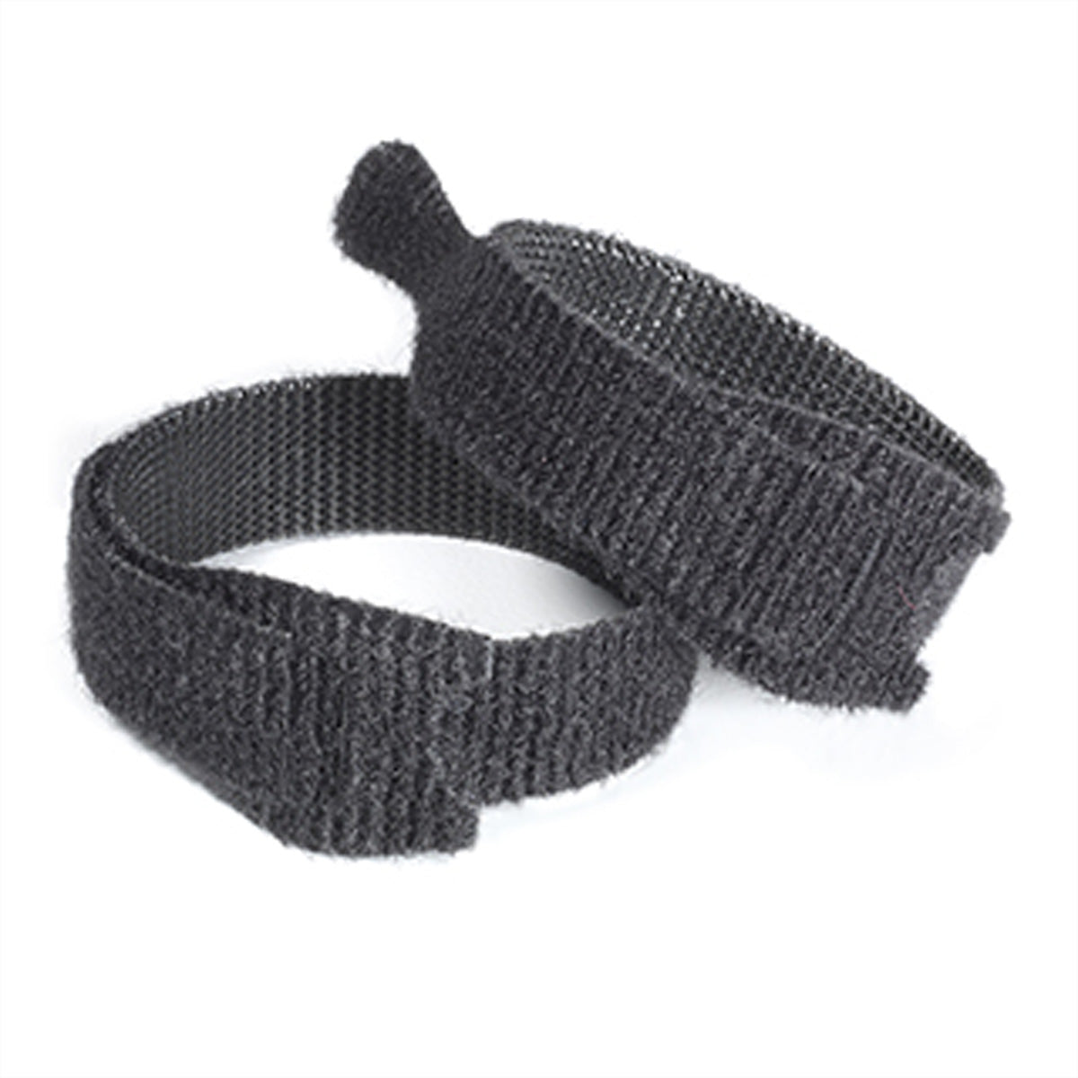 Velcro Klettkabelbinder, 12 mm × 0,20 m, schwarz, 6 Stück