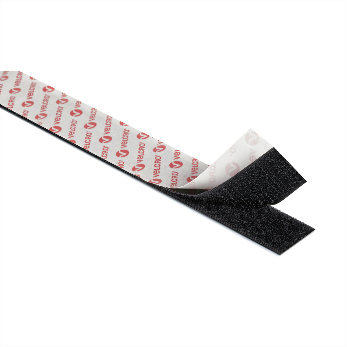 Velcro Selbstklebendes Klettband – 50 mm × 5 m, schwarz
