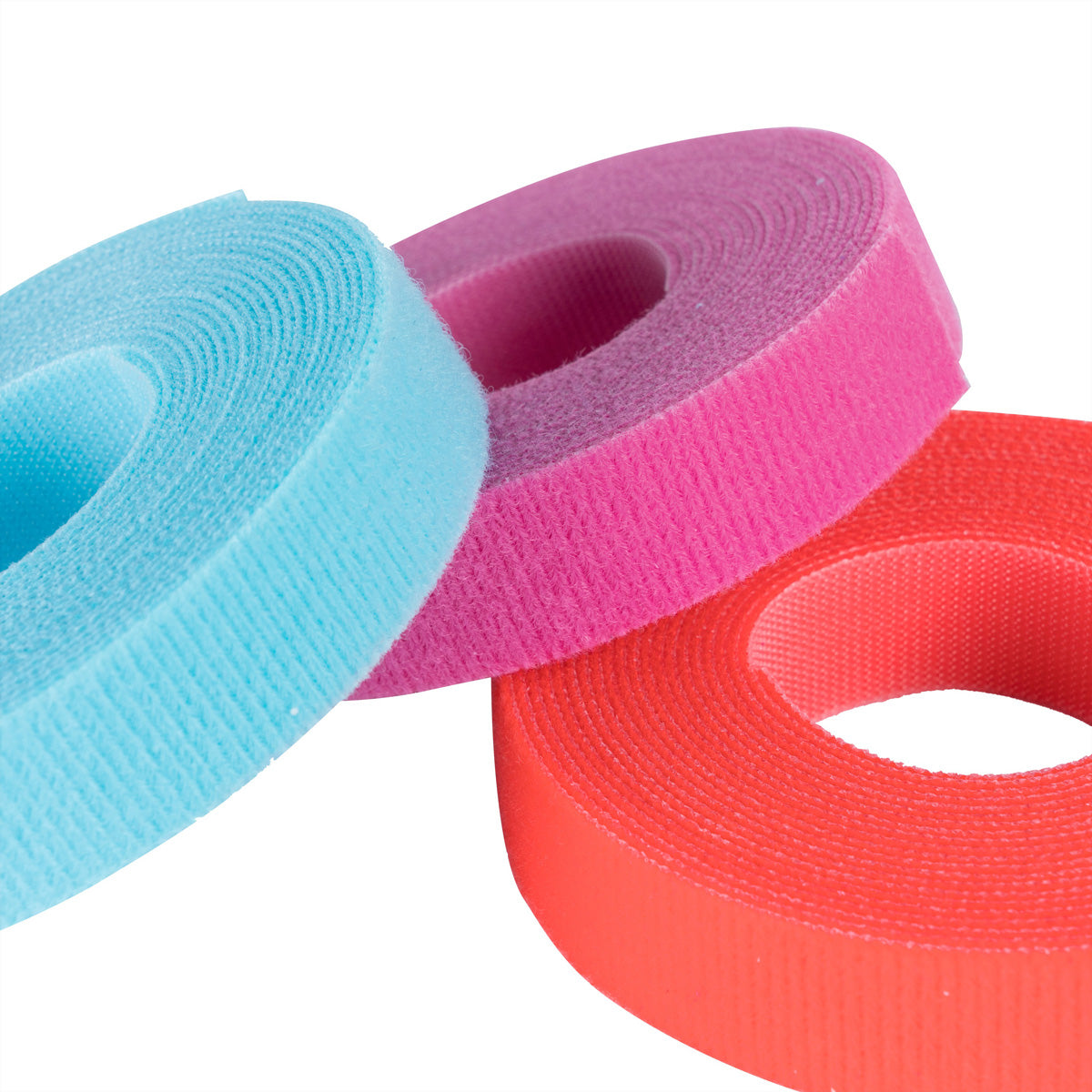 Velcro Klettband, 25 mm × 25 m – rot