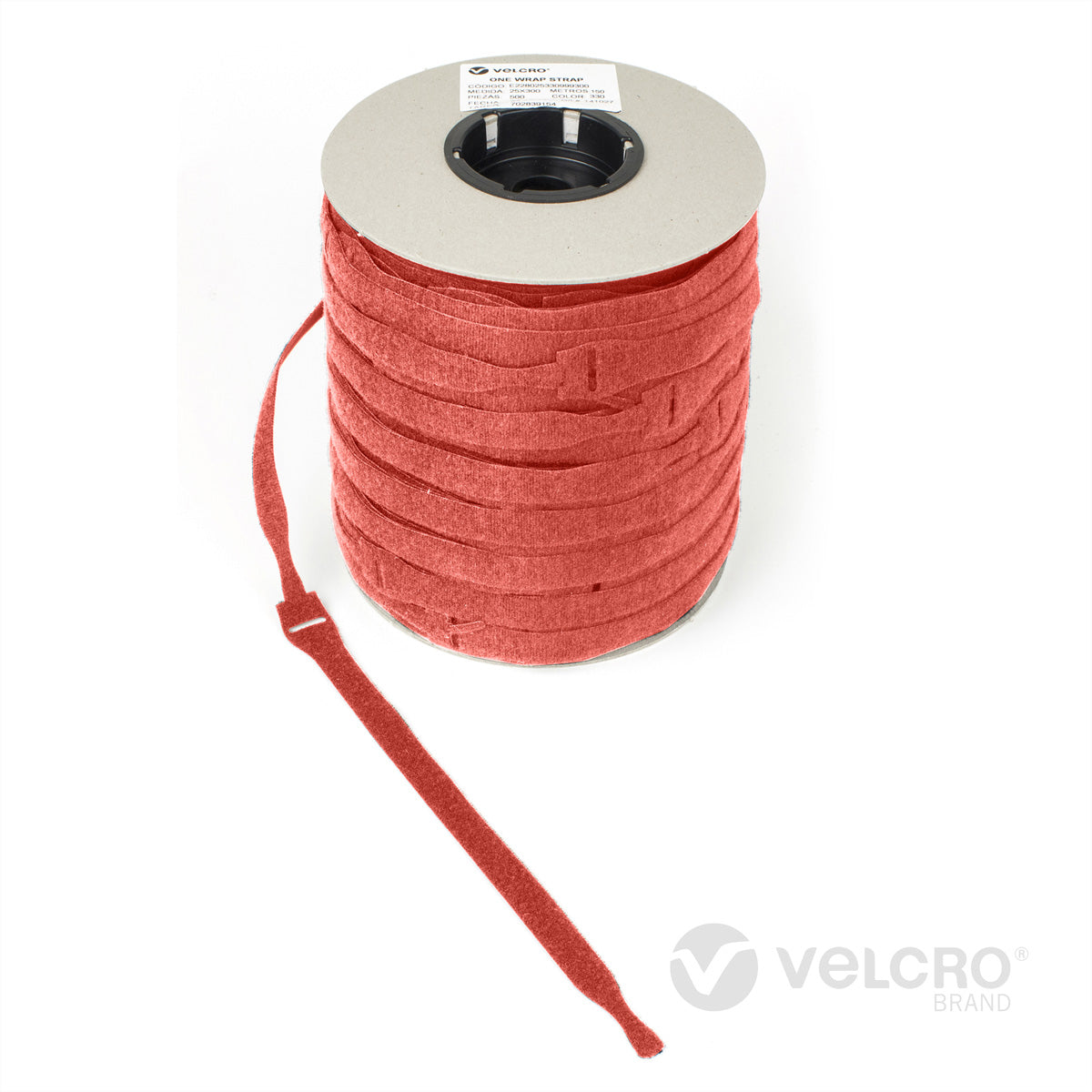 Velcro Schnur – 0,2 m, PP, orange, 750 Stück