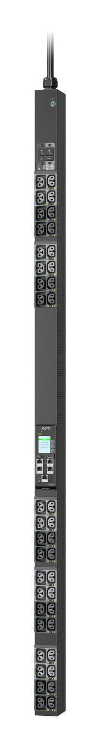 APC Rack-PDU NetShelter – 0U, 42× IEC C13/C15/C19/C21, 400 V/60 A, 3-phasig, schwarz