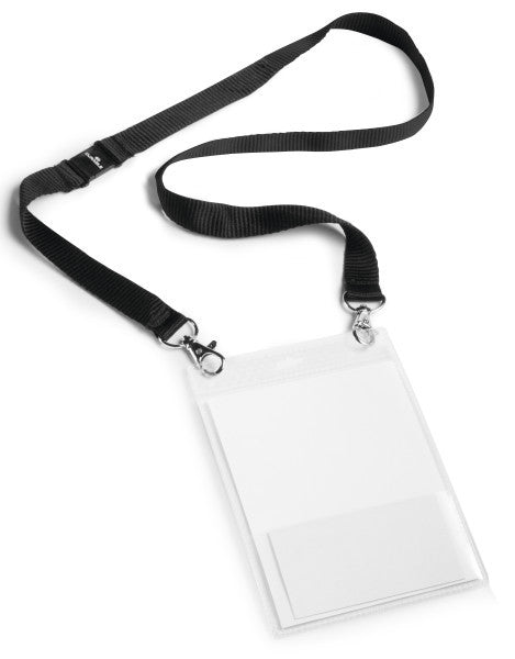 Durable Hängesichttafel – A6 hoch, transparent, Kunststoff – 10 Stk