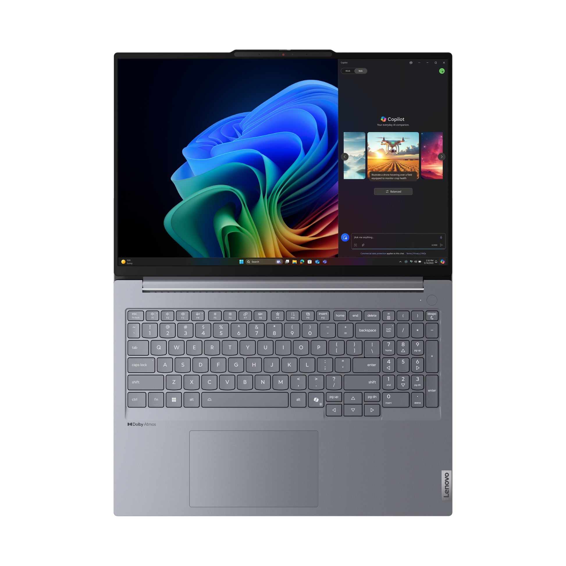 Lenovo ThinkBook 16 G7 Copilot+ PC – Windows 11 Pro, Schweizer Tastatur