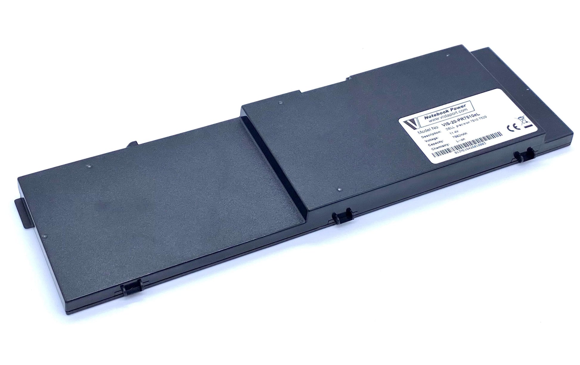 Vistaport Notebook-Akku – für Dell Precision 7510–7520, 7710–7720, M7510–M7710 – 91 Wh, 11,4 V – Schwarz