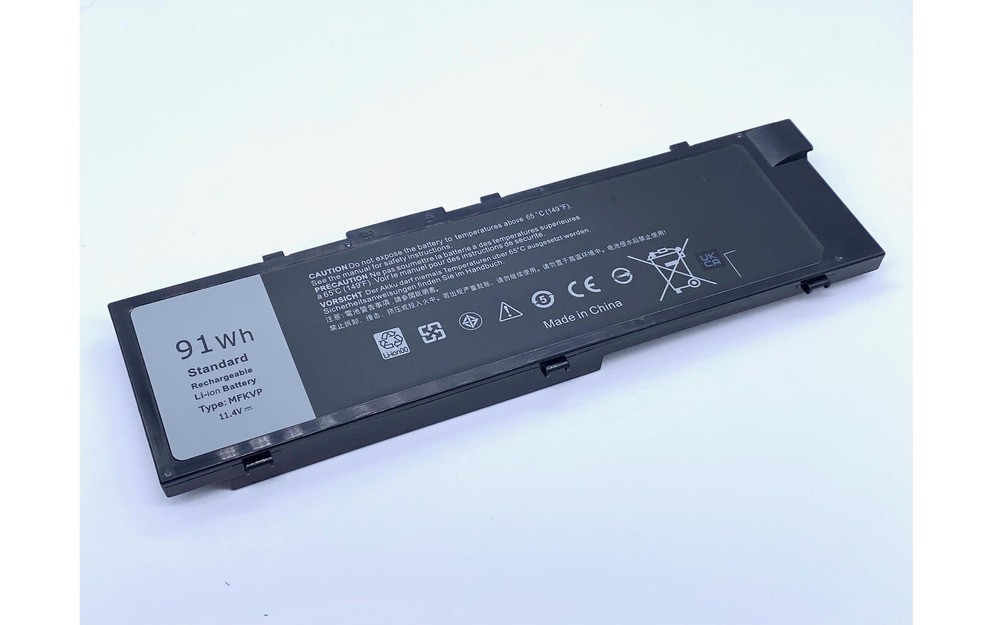 Vistaport Notebook-Akku – für Dell Precision 7510–7520, 7710–7720, M7510–M7710 – 91 Wh, 11,4 V – Schwarz