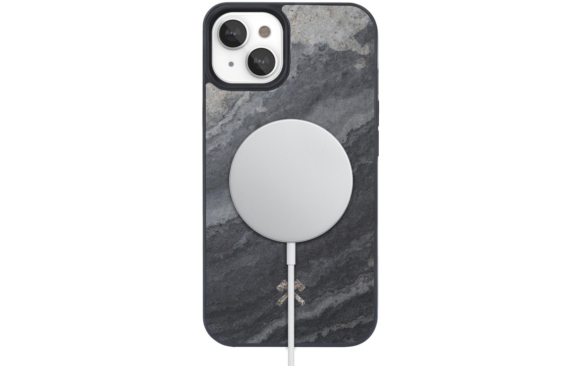 Woodcessories Backcover – für Apple iPhone 14 Plus – grau – TPU, MagSafe-kompatibel