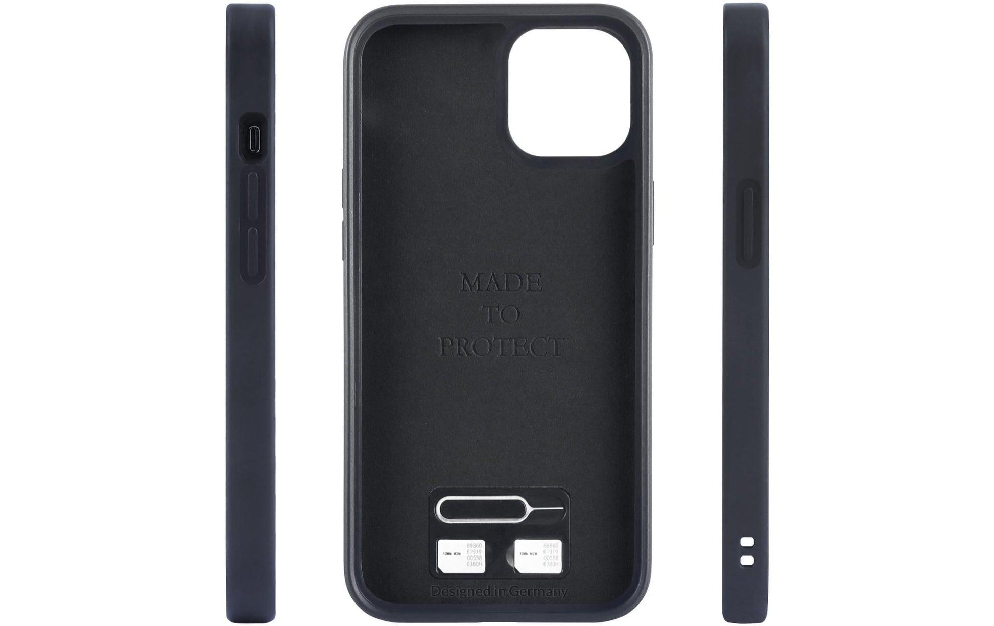 Woodcessories Backcover – für Apple iPhone 14 Plus – grau – TPU, MagSafe-kompatibel