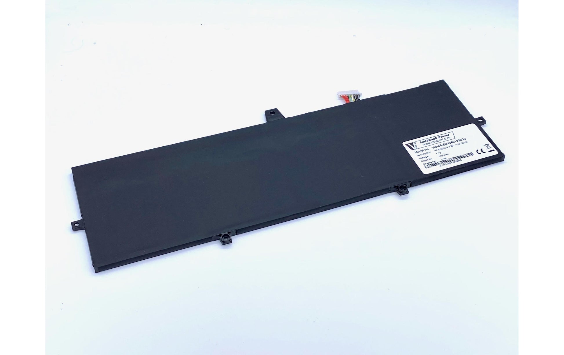 Vistaport Notebook-Akku – für HP EliteBook x360 1030 G3/G4 – 56 Wh, 7,7 V (4 Zellen) – Schwarz