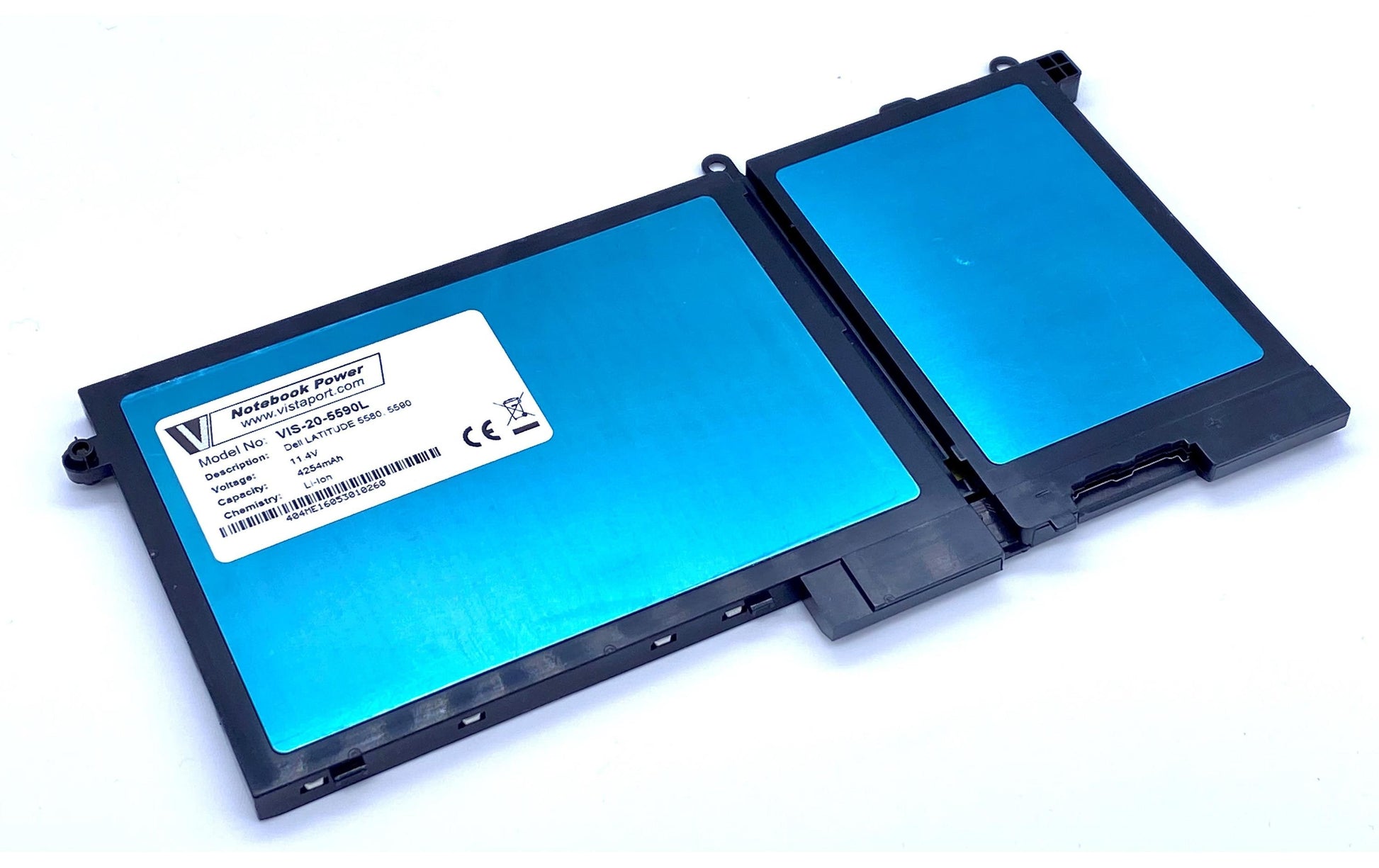 Vistaport Notebook-Akku – für Dell Latitude 15 5580/5590/5591 – 51 Wh, 11,4 V (3 Zellen) – Schwarz
