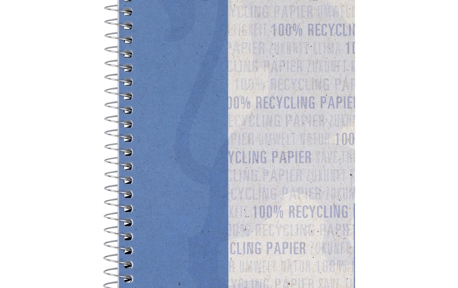 Elba Collegeblock, Karton, 80 Blatt, 6-fach gelocht, perforiert, 90 g/m² – blau, für SCRIBZEE App