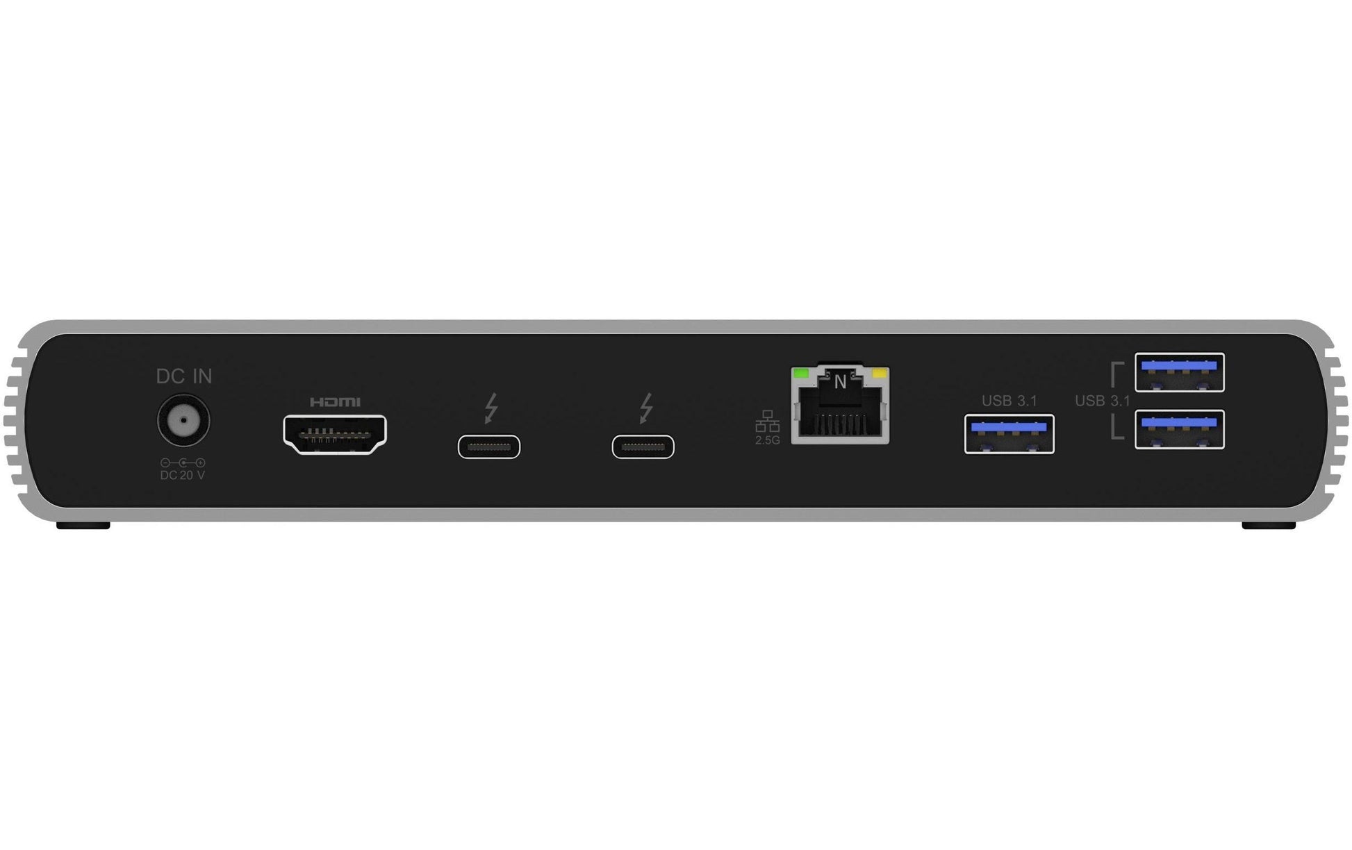 ICY BOX IB-DK8801-TB4 Dockingstation – Thunderbolt 4, 1× HDMI, 4× USB-A, 96 W PD, 2,5GbE, SD, 3,5 mm Audio