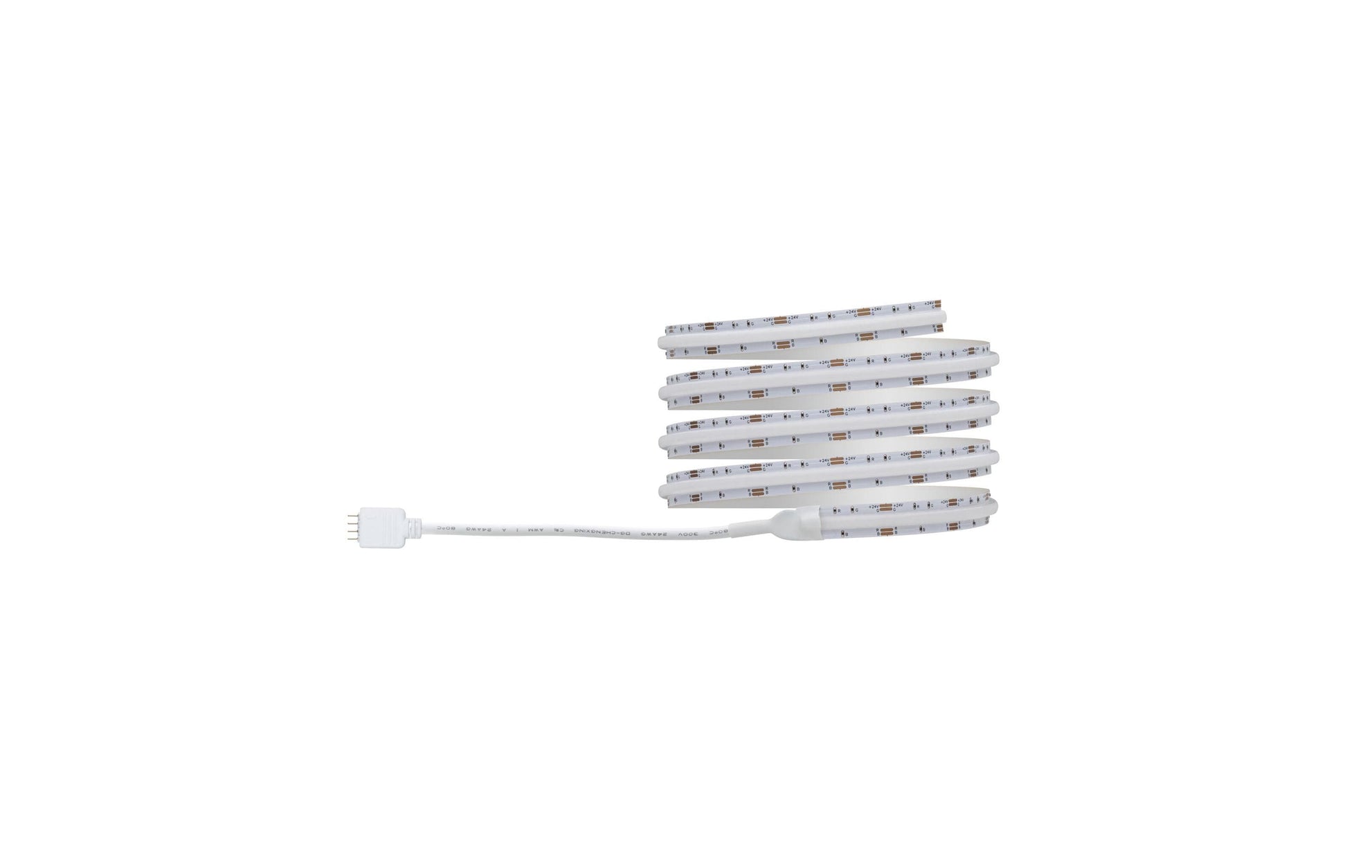 Paulmann LED-Strip – 1,5 m, 495 lm, 12 W, RGB, dimmbar, weiss, Fernbedienung, Netzteil