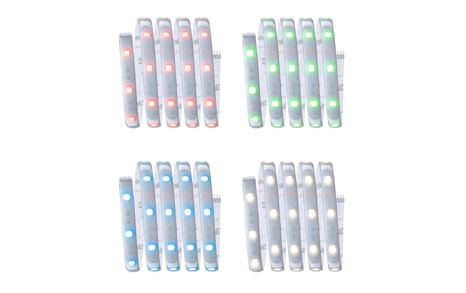 Paulmann LED-Streifen Aussen – RGBW, 3000 K – IP44 – Netzbetrieb – Zigbee – dimmbar – Silber, Kunststoff