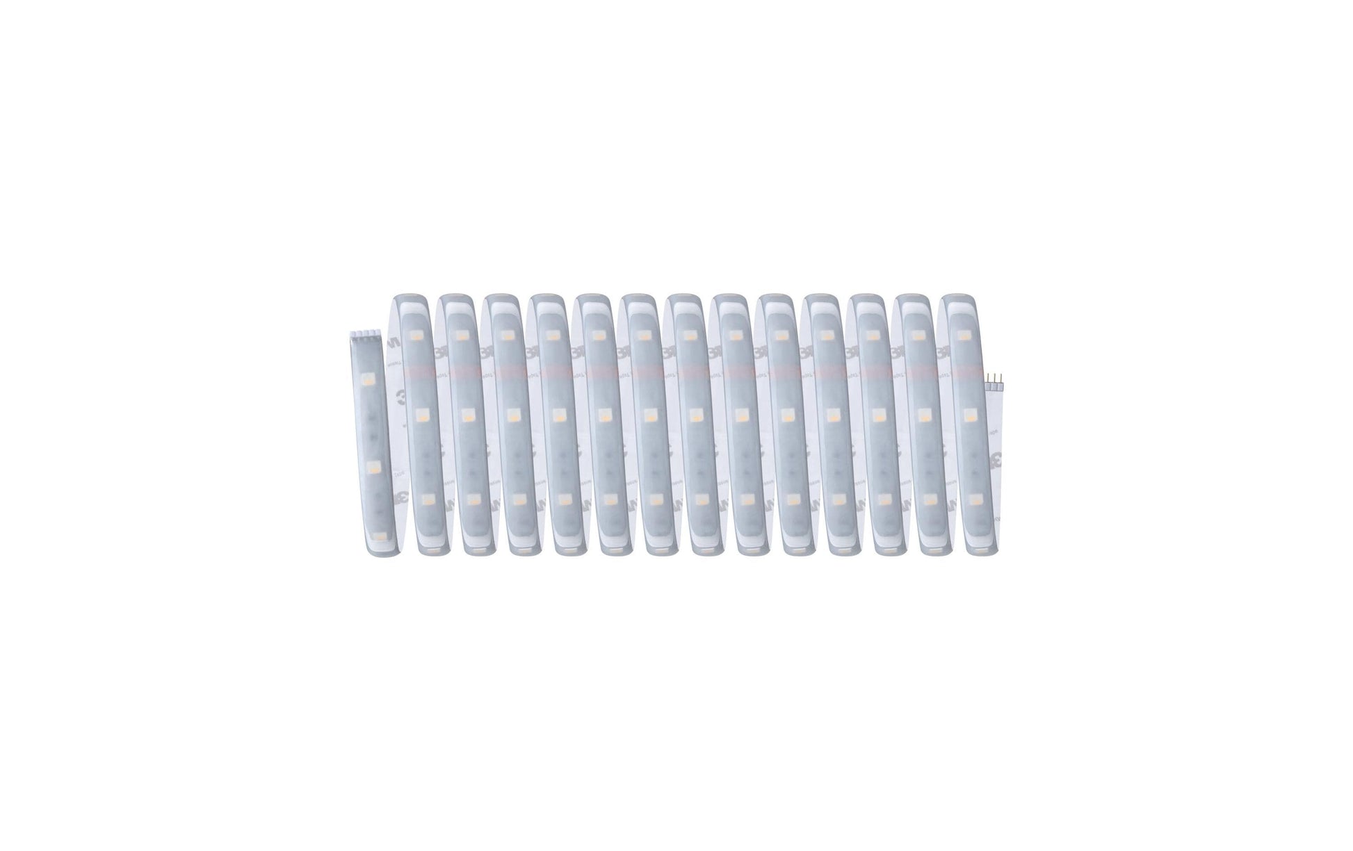 Paulmann LED-Streifen Aussen – RGBW, 3000 K – IP44 – Netzbetrieb, Zigbee – dimmbar – Silber, Kunststoff