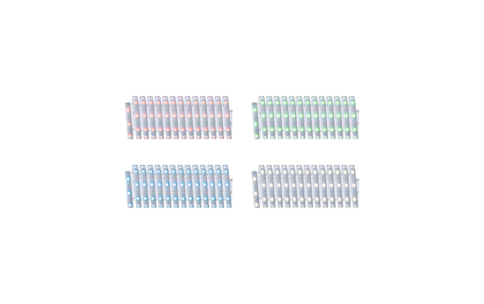Paulmann LED-Streifen Aussen – RGBW, 3000 K – IP44 – Netzbetrieb, Zigbee – dimmbar – Silber, Kunststoff