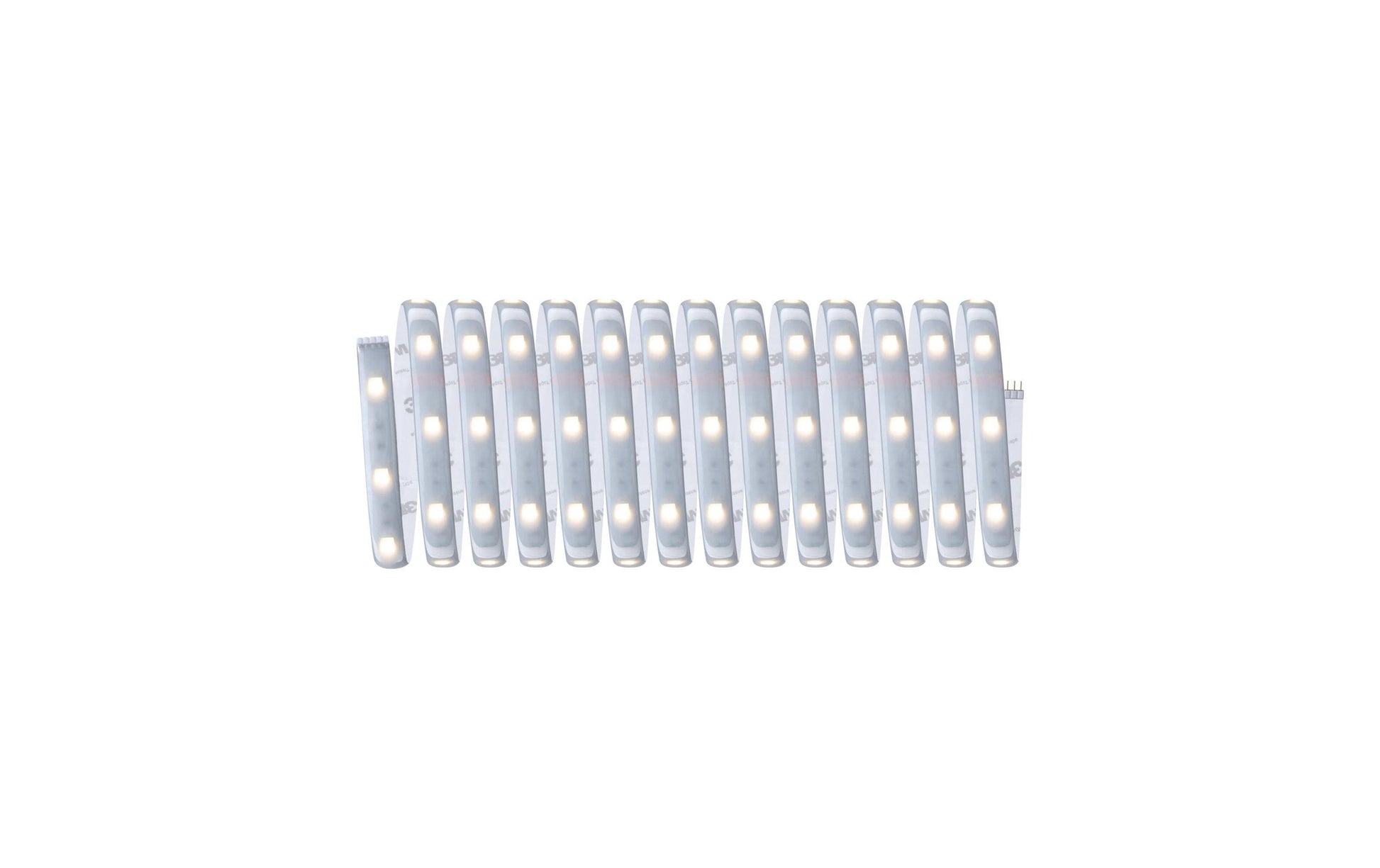 Paulmann LED-Streifen Aussen – RGBW, 3000 K – IP44 – Netzbetrieb, Zigbee – dimmbar – Silber, Kunststoff