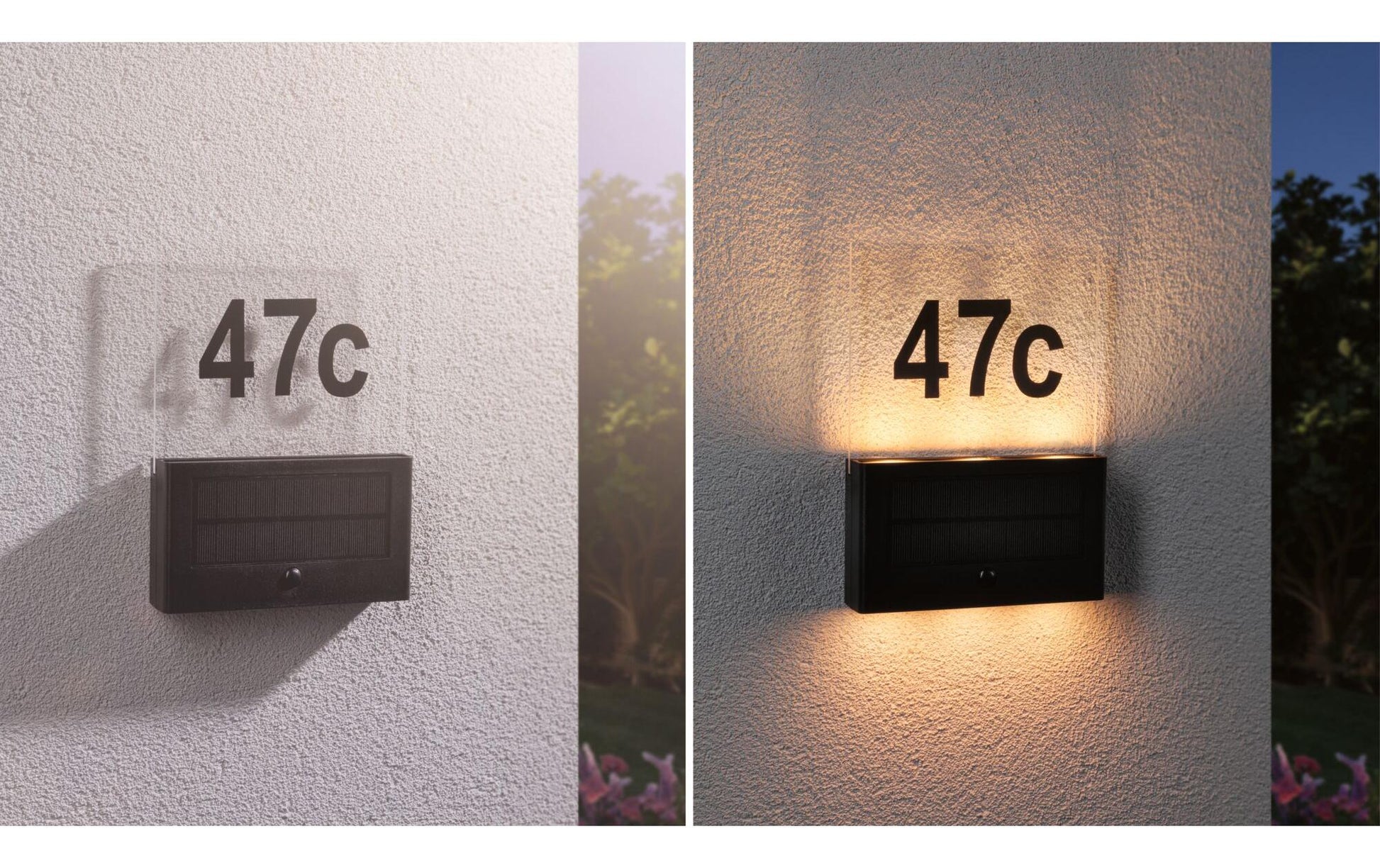 Paulmann Aussenwandleuchte – 18 lm, 1 W – Warmweiss, 2200 K – IP44 – Solarbetrieb – Anthrazit, Kunststoff