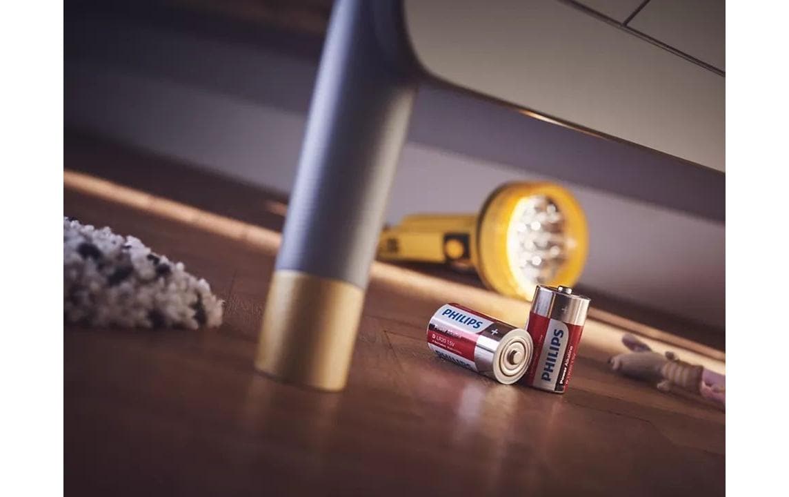 Philips D Batterien, Alkaline, 1.5 V – 2 Stk.