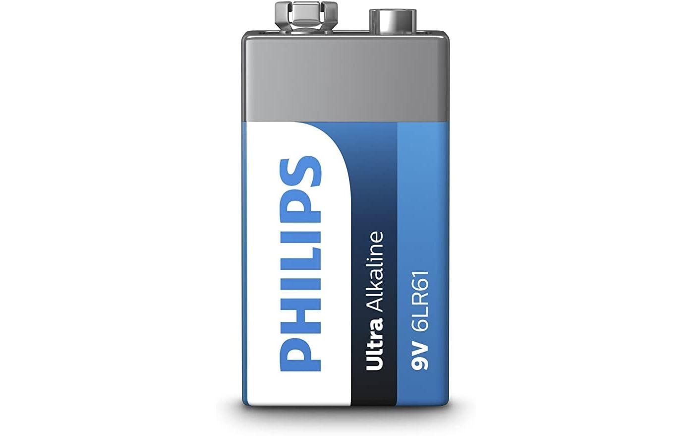 Philips 9V Batterie, Alkaline, 9 V – 1 Stk.