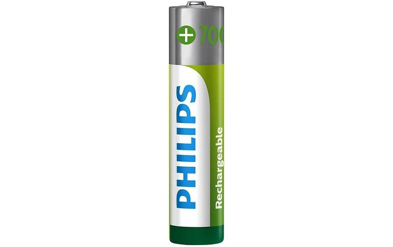 Philips AAA Akkus – NiMH, 700 mAh, 1,2 V – 4 Stk.