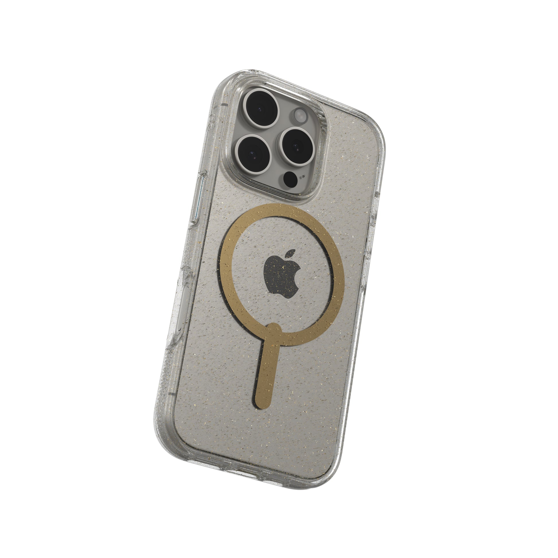 ZAGG Backcover Milan – für Apple iPhone 16 Pro – Gold Glitter