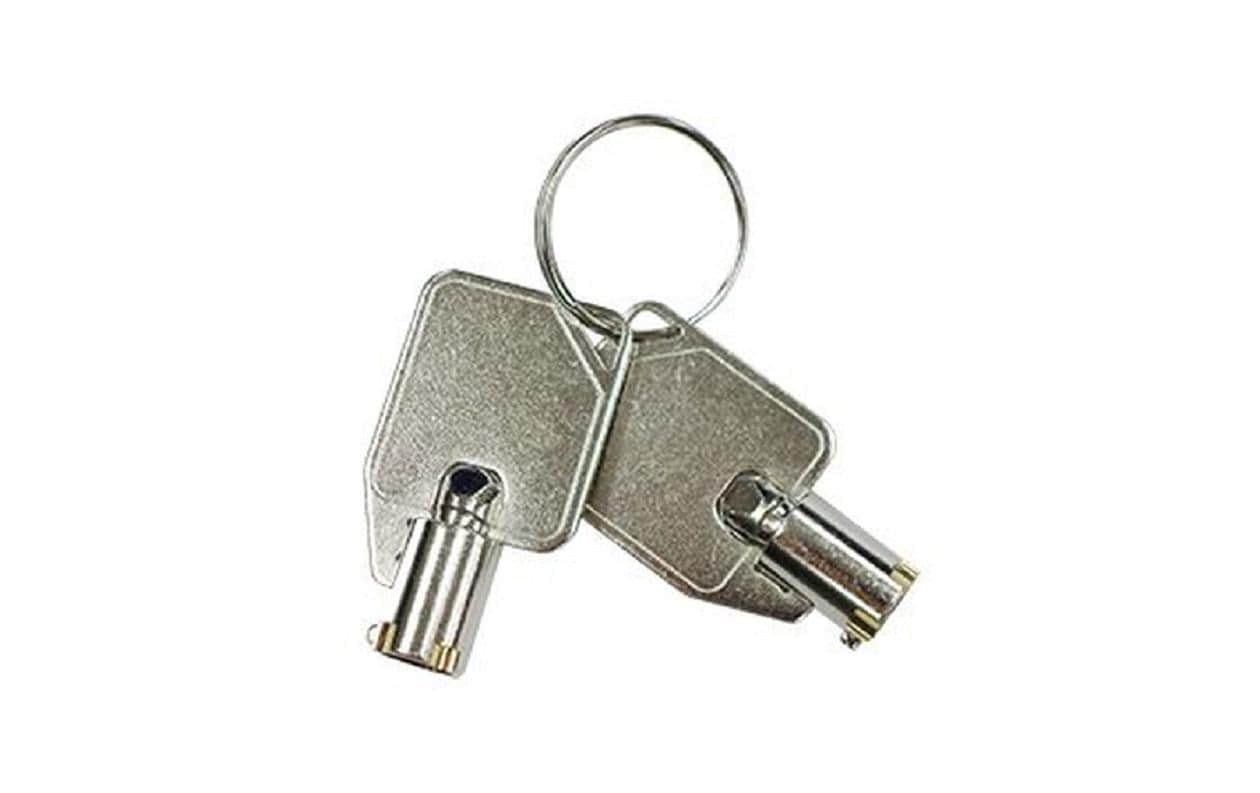 QNAP KEY-HDDTRAY-01 – Schlüssel für HDD-Einschub, 2 Stück, Silber