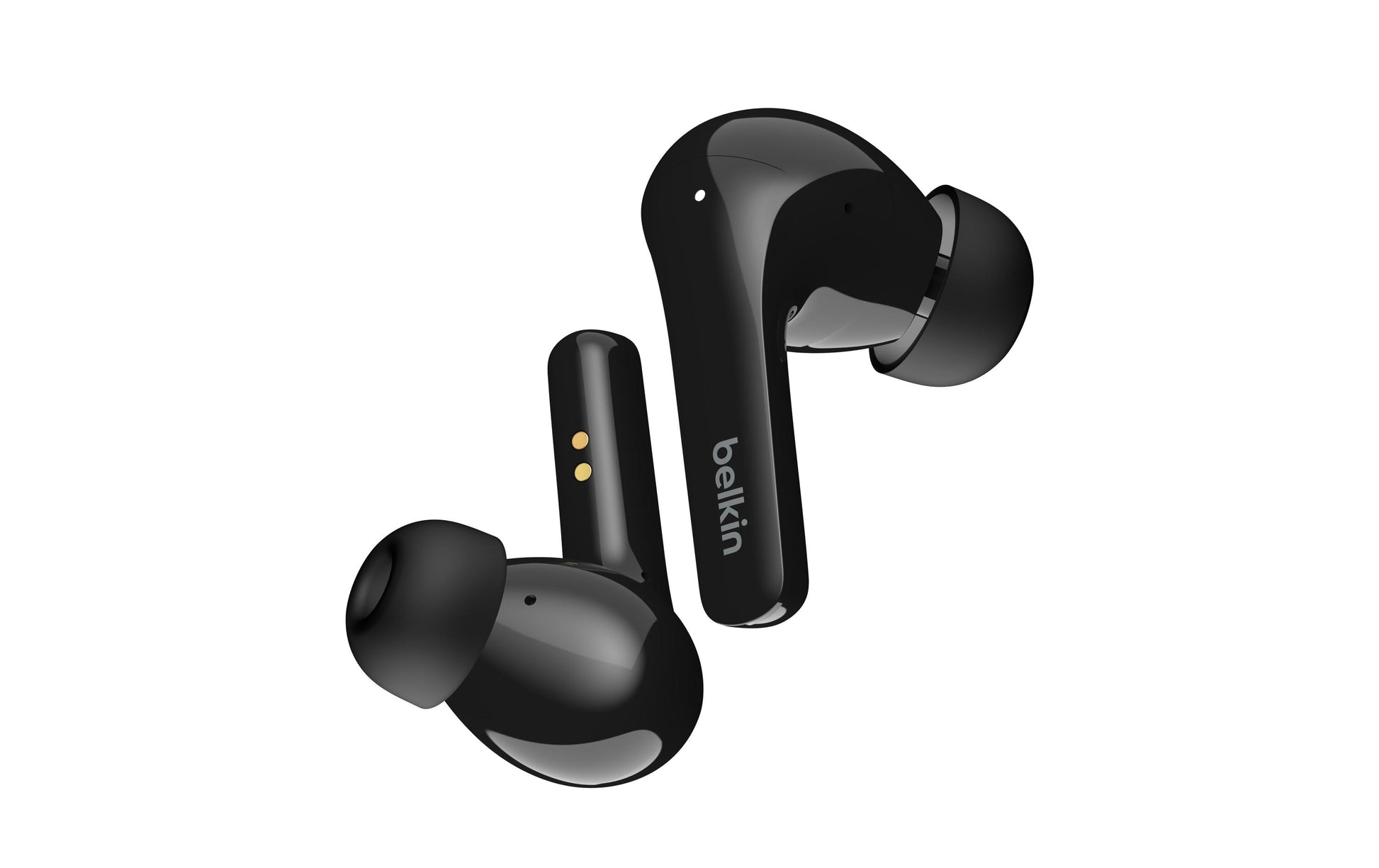 Belkin SOUNDFORM Flow – True Wireless In-Ear Kopfhörer – Bluetooth 5.2, ANC, IPX5 – Schwarz – bis 31 h