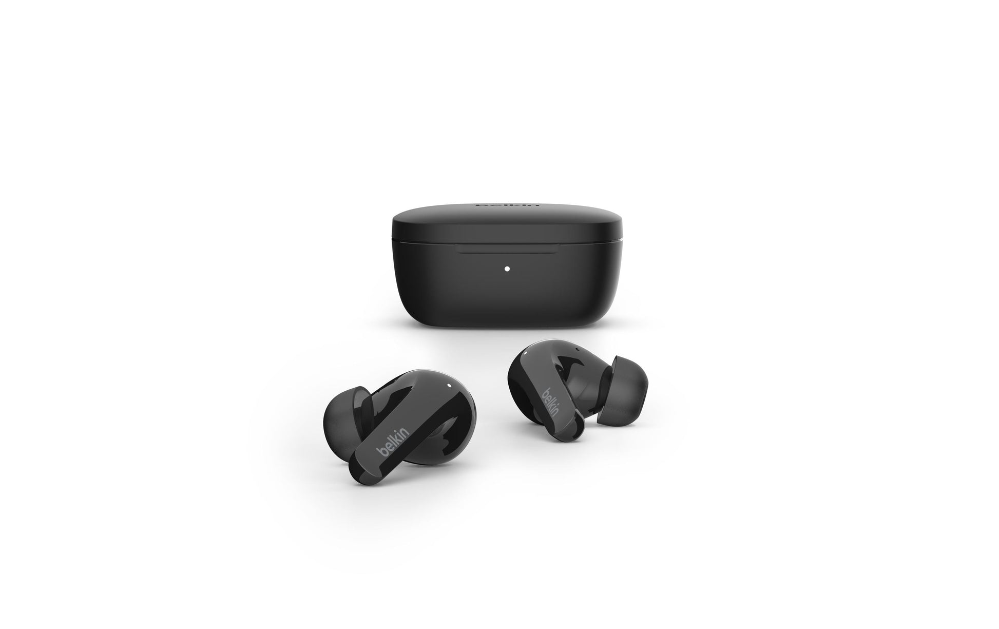 Belkin SOUNDFORM Flow – True Wireless In-Ear Kopfhörer – Bluetooth 5.2, ANC, IPX5 – Schwarz – bis 31 h
