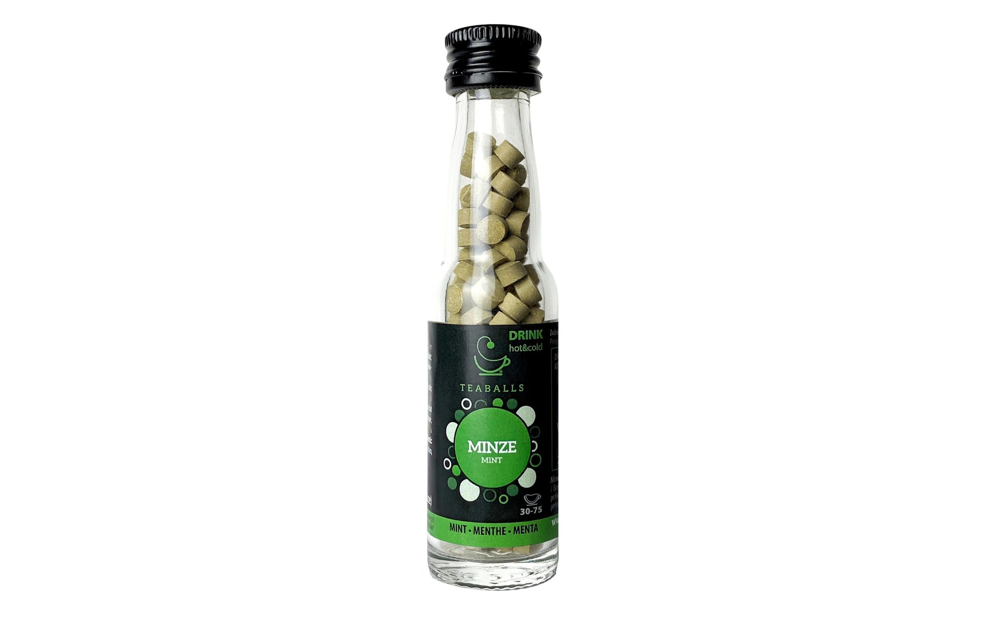 Teaballs Grüntee Minze – Instant-Teaballs 150 Stück