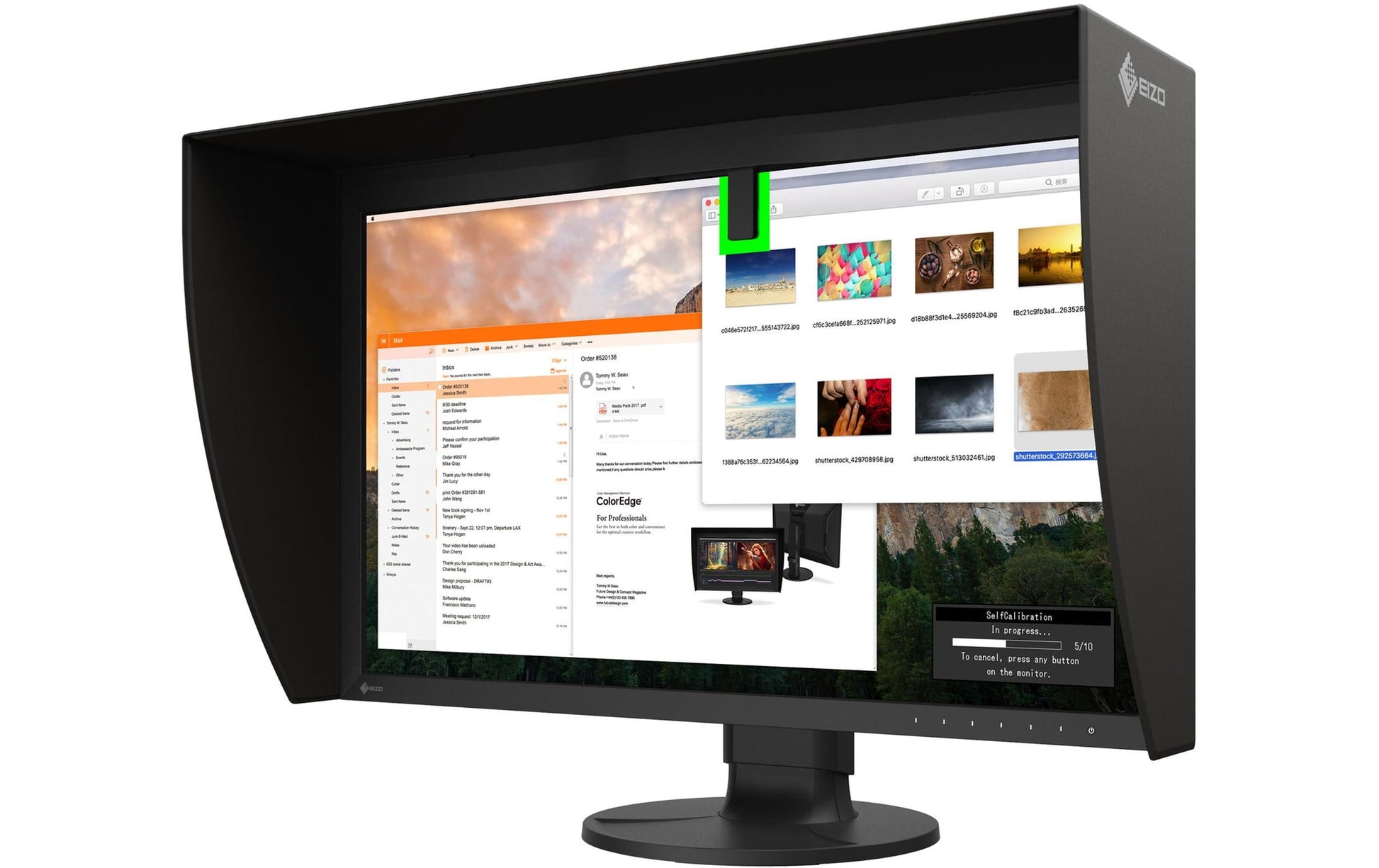EIZO CG2700X Swiss Edition – Monitor, 27", 3840 × 2160 (UHD 4K), Schwarz