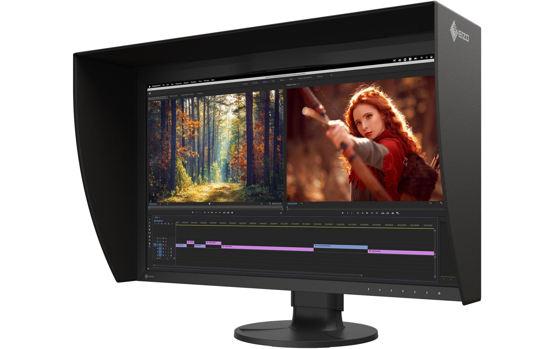 EIZO CG2700X Swiss Edition – Monitor, 27", 3840 × 2160 (UHD 4K), Schwarz