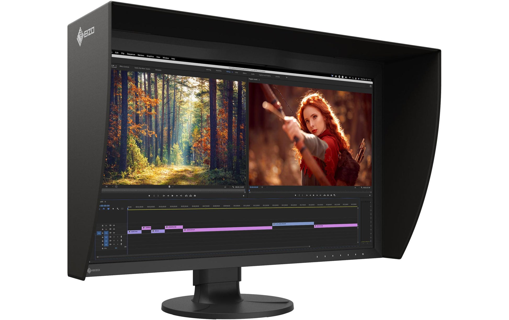 EIZO CG2700X Swiss Edition – Monitor, 27", 3840 × 2160 (UHD 4K), Schwarz