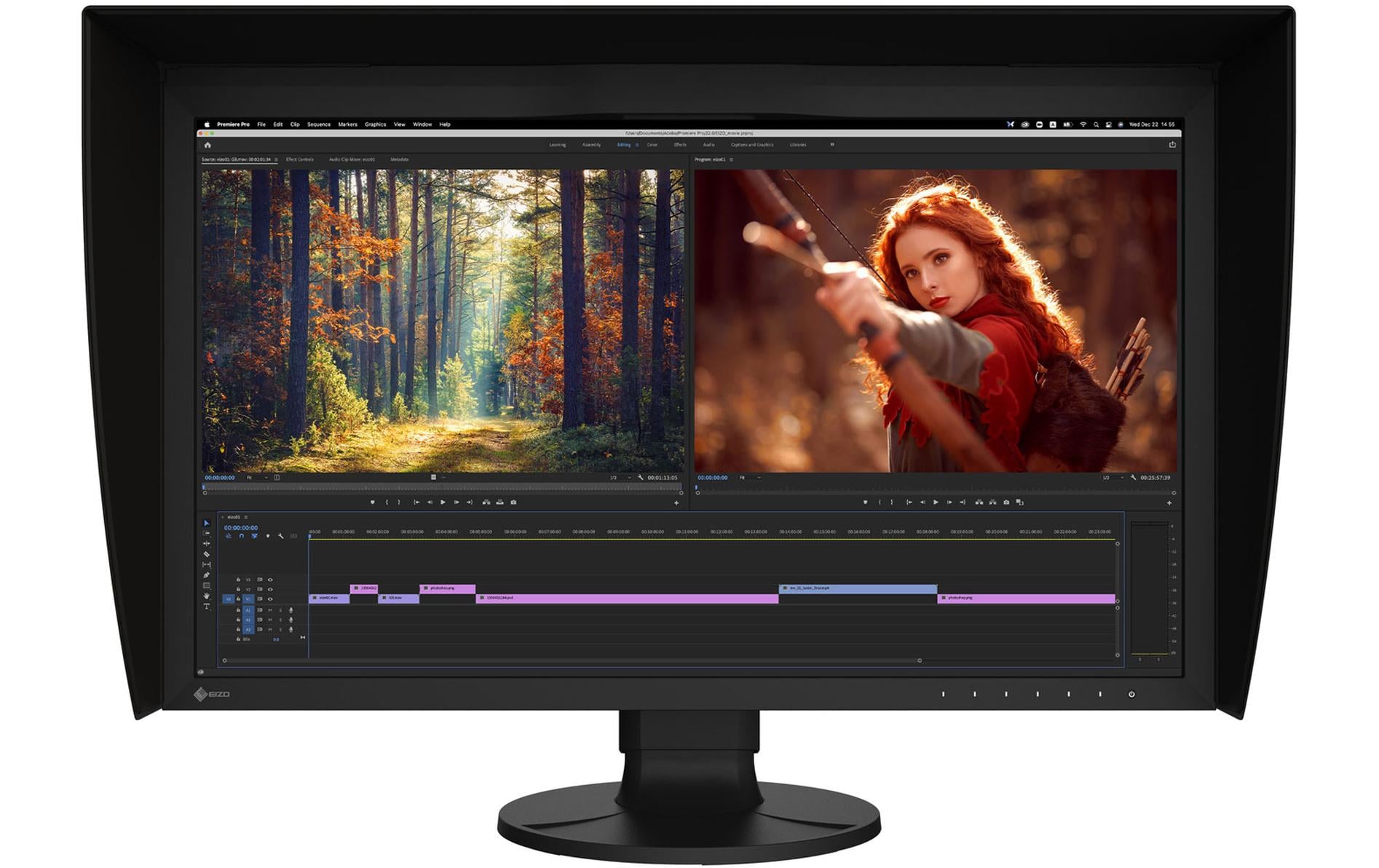 EIZO CG2700X Swiss Edition – Monitor, 27", 3840 × 2160 (UHD 4K), Schwarz