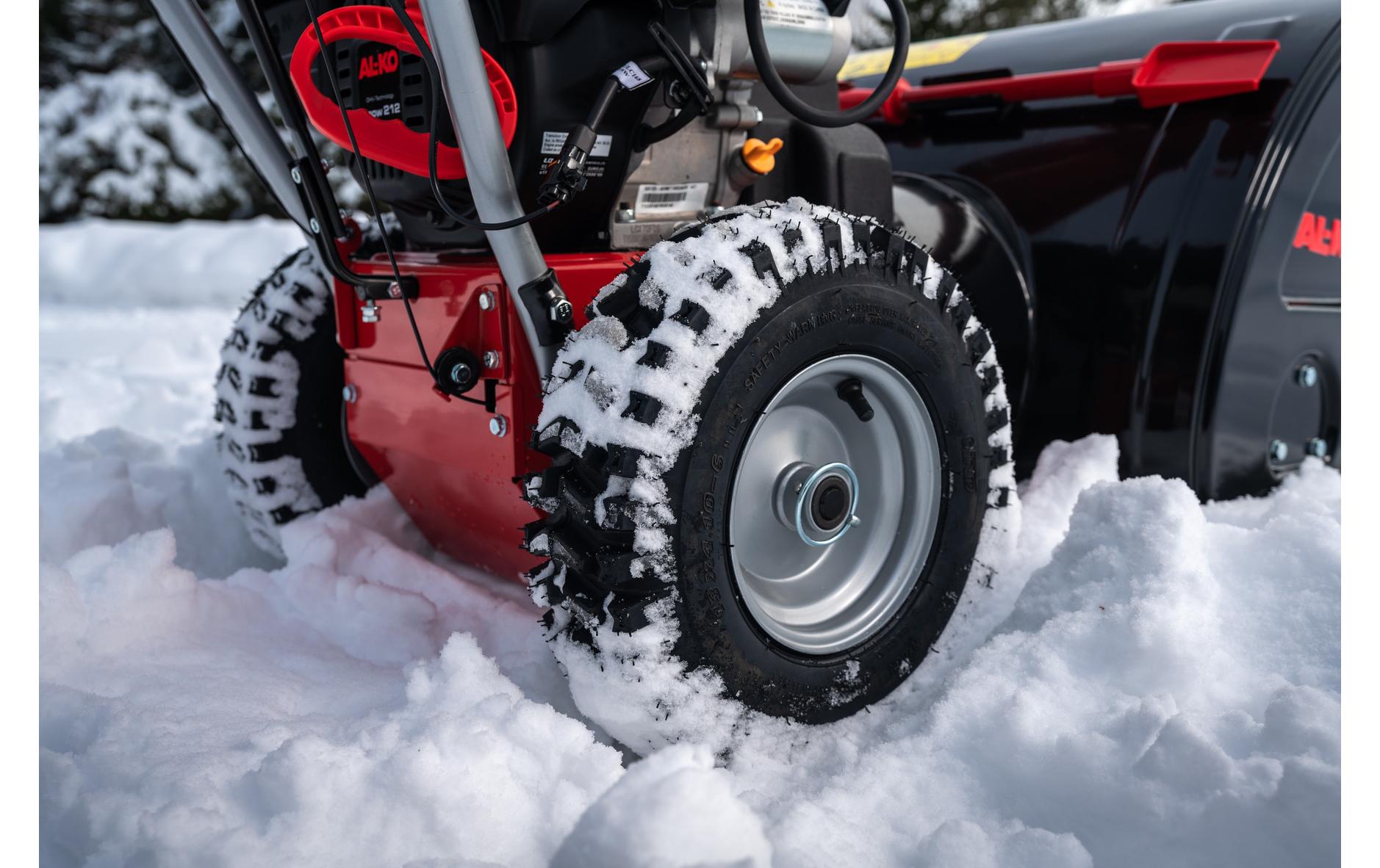 AL-KO Benzinschneefräse SnowLine 620 E II – Arbeitsbreite 62 cm, Benzintank 3 l, Gewicht 83 kg