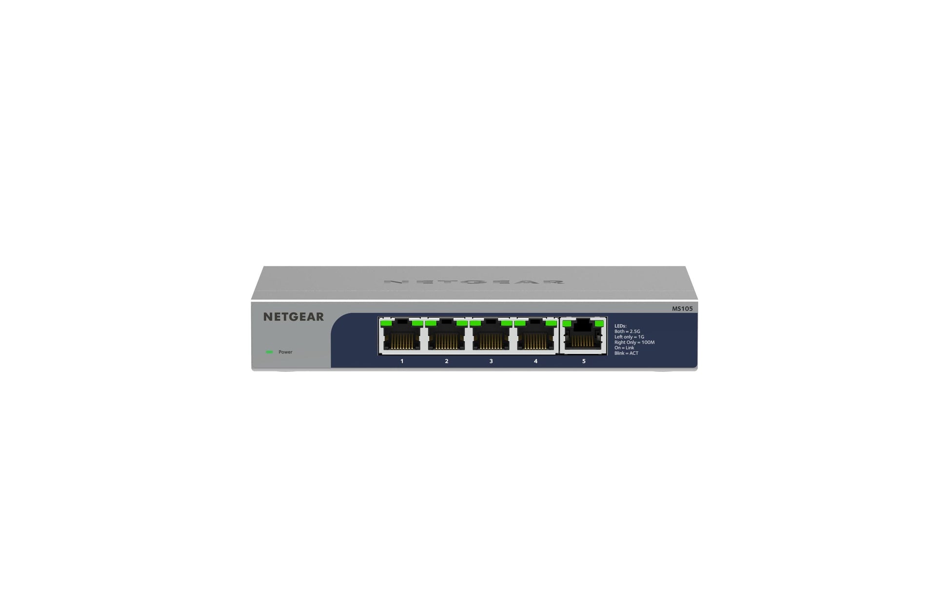 NETGEAR MS105-100EUS – Switch – 5×2,5G, PoE, 1U