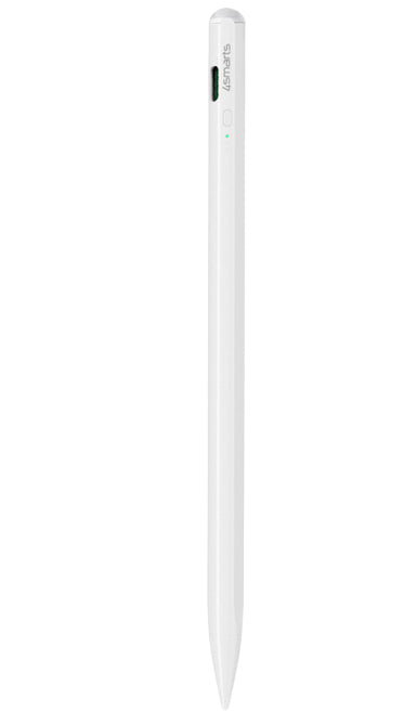 4smarts Eingabestift für Apple iPad (u. a. 10,9"/11"/12,9") – magnetische Befestigung – Weiss