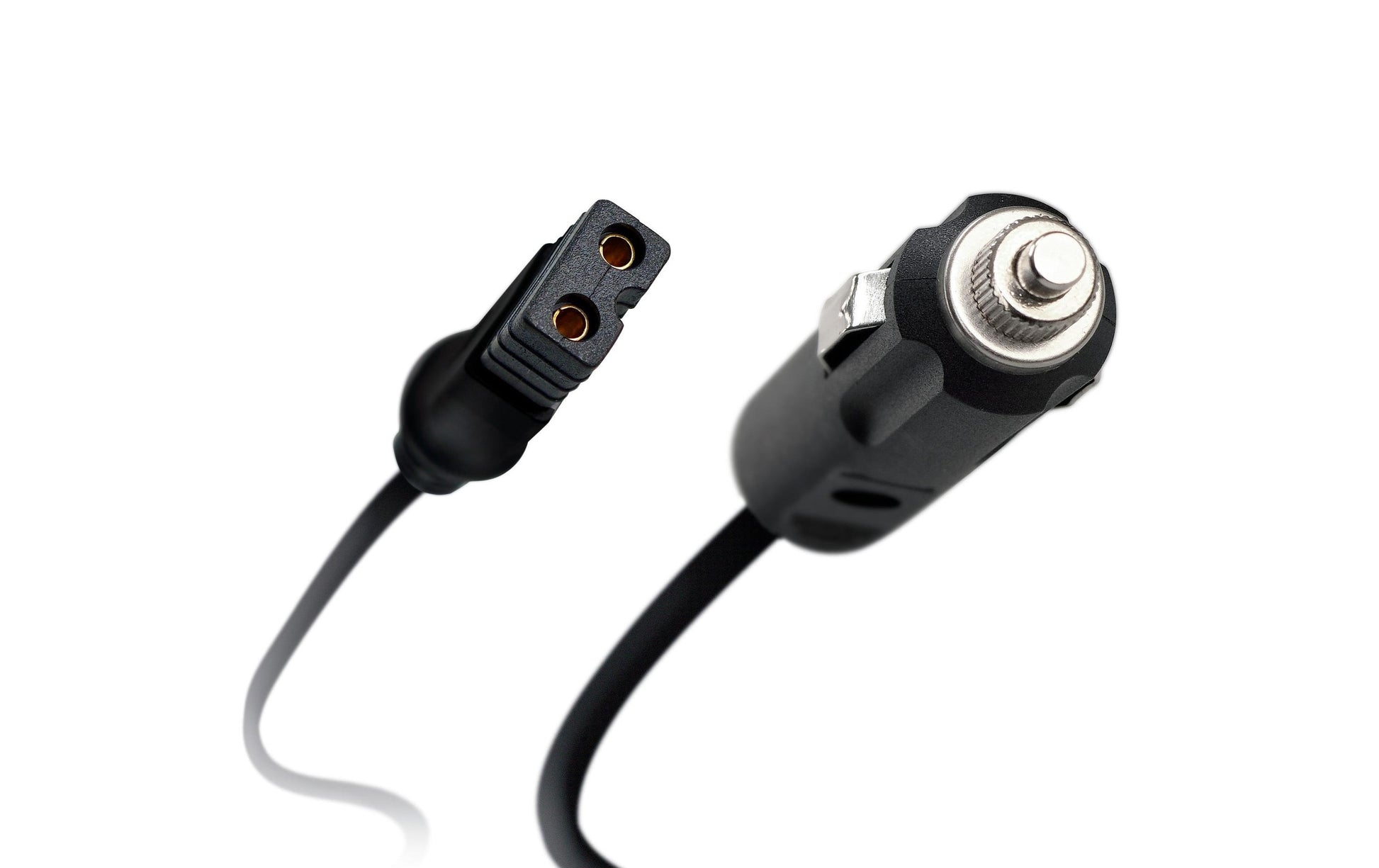 CamPart Travel Zigarettenanzünder Stromkabel – Zigarettenanzünder (männlich-weiblich), 12 V, schwarz