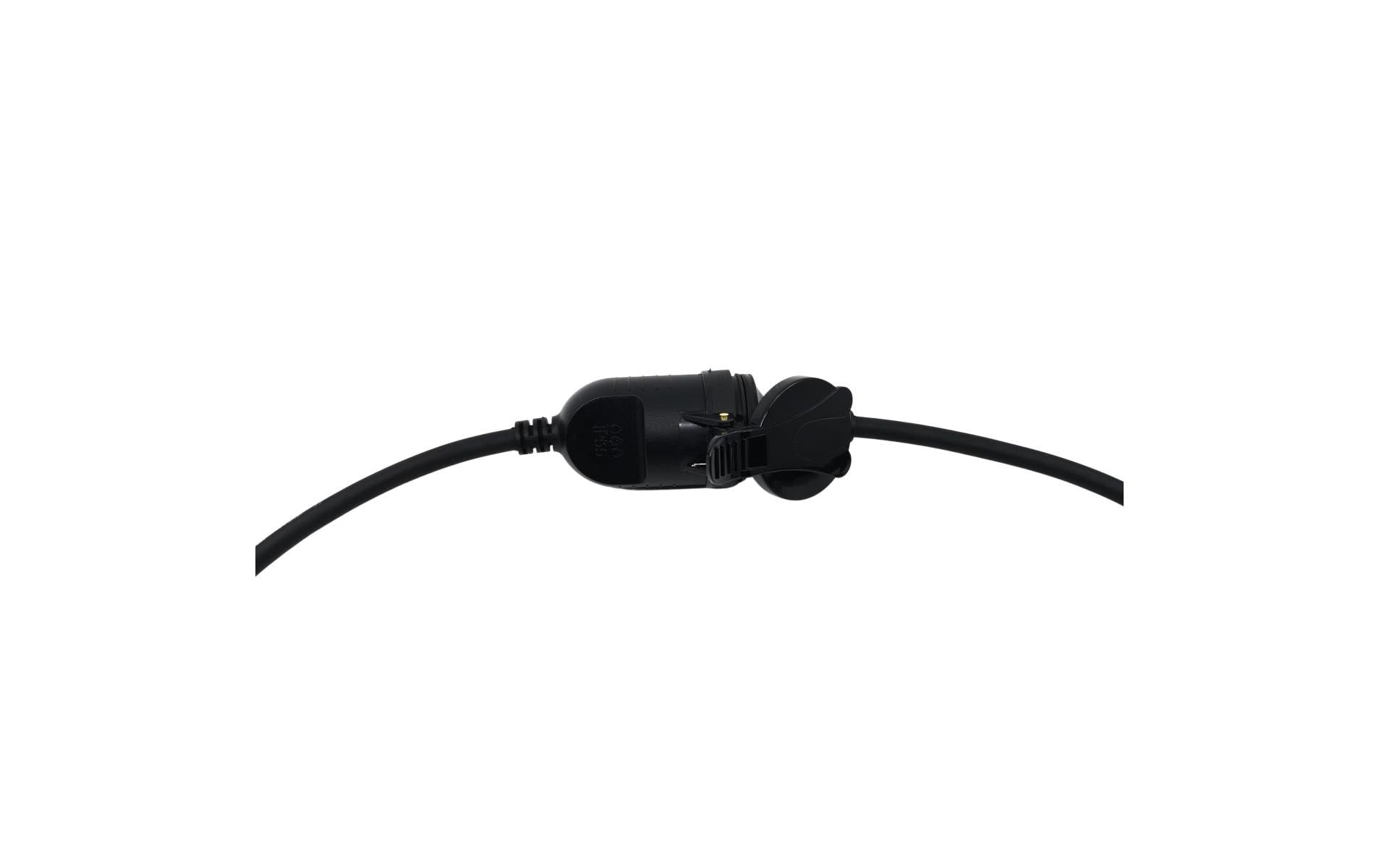 Elbro Verlängerungskabel – T13–T13, 10 m, IP55, Aussen, 3×1 mm², Schwarz