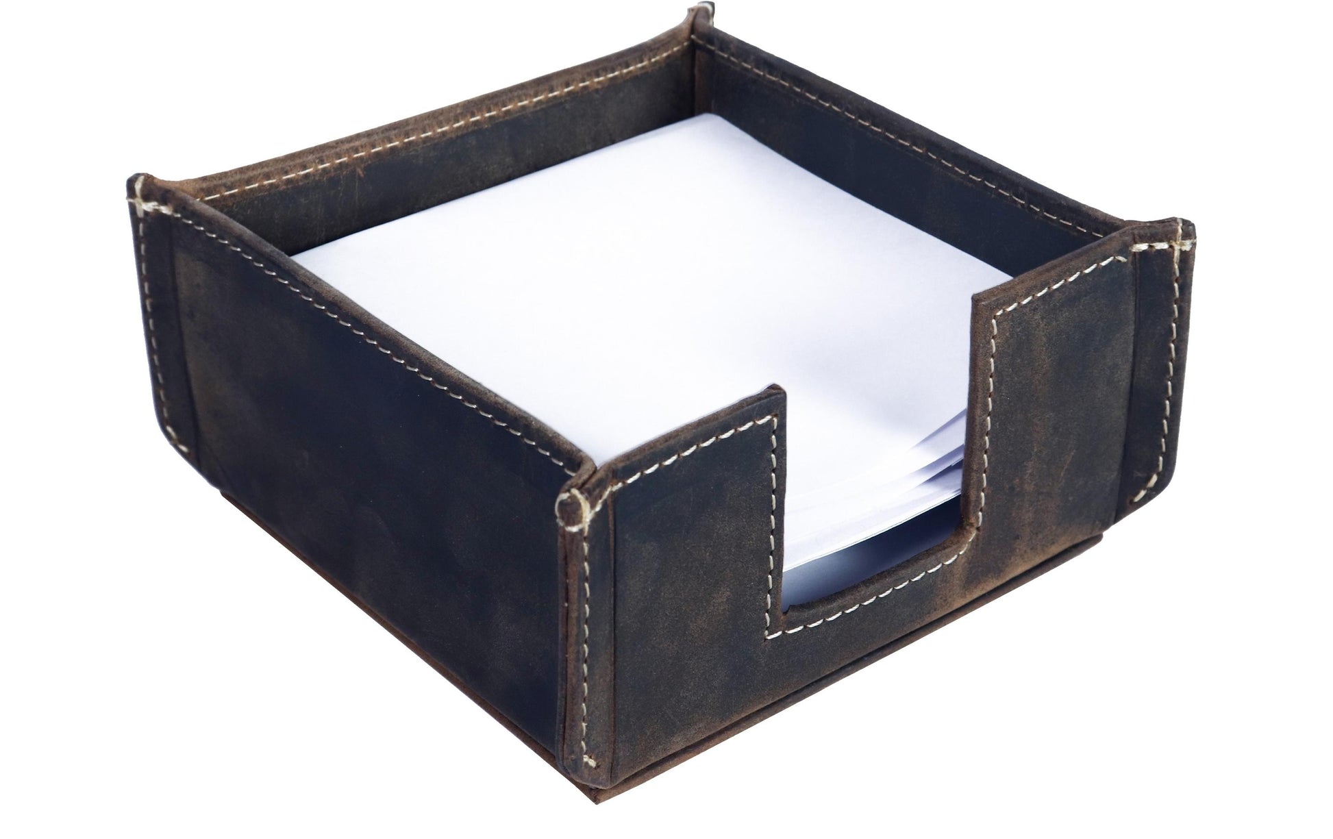Alpenleder Stiftschlaufe – Büffelleder, Braun, 100 × 50 mm