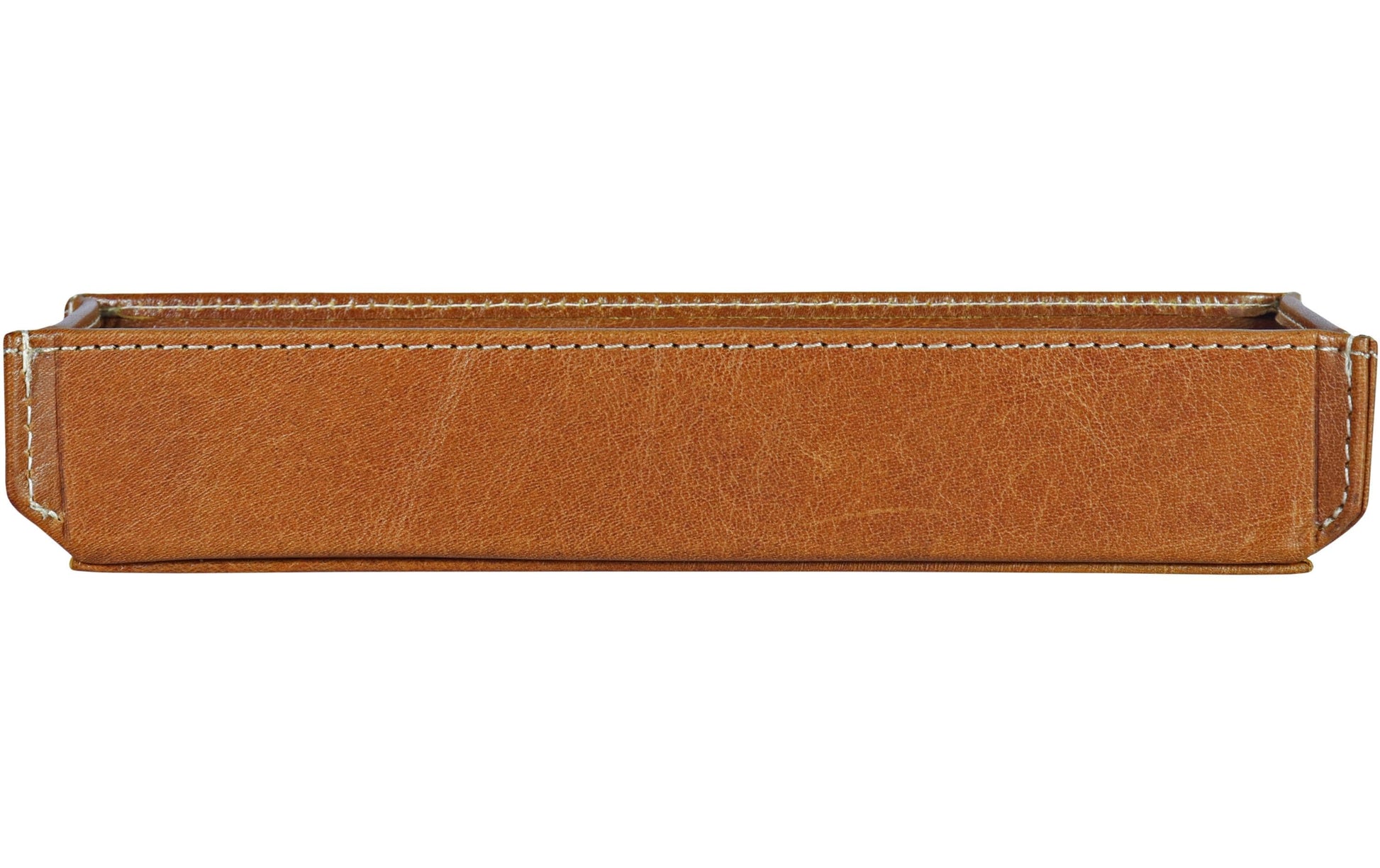 Alpenleder Etui, weiches Federmäppchen – cognac – Leder