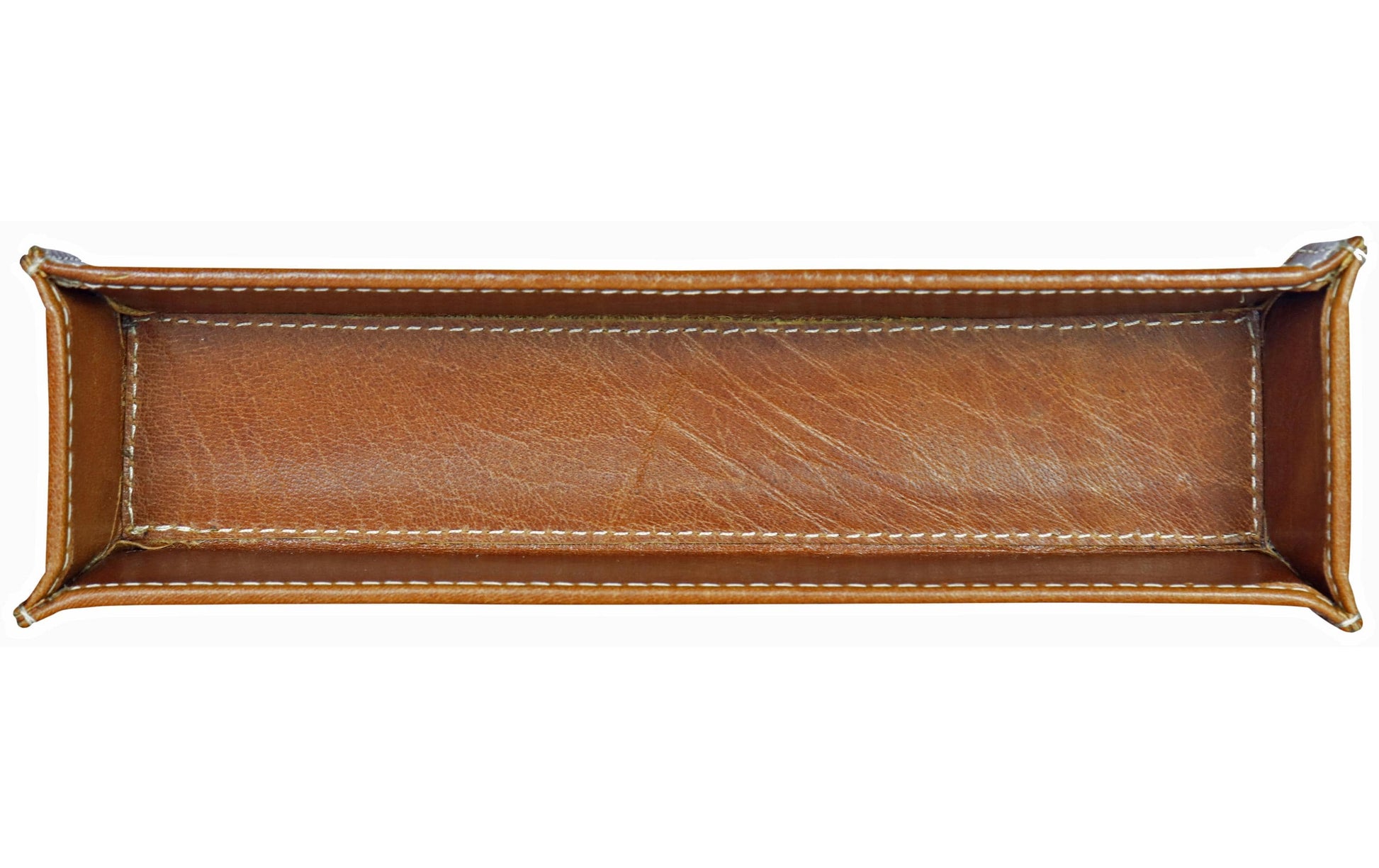 Alpenleder Etui, weiches Federmäppchen – cognac – Leder