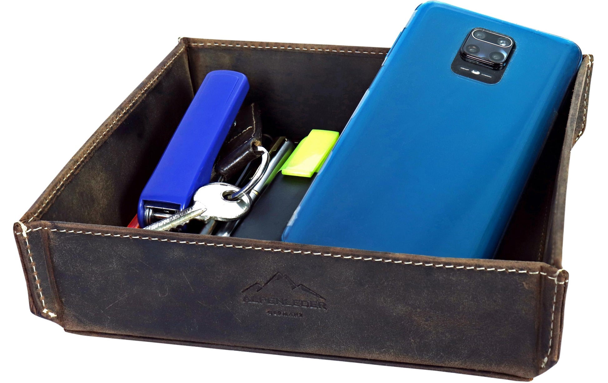 Alpenleder Taschenentleerer Sackerl – 170 × 50 mm – Büffelleder