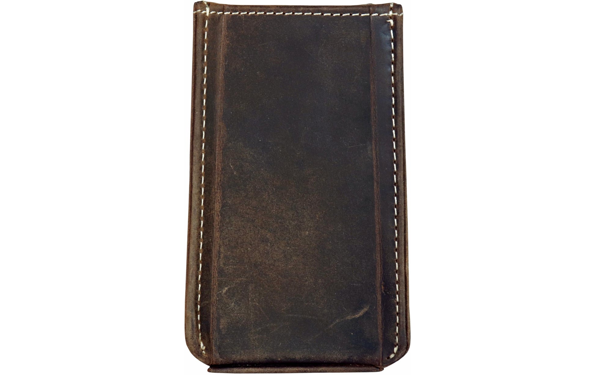 Alpenleder Stifteköcher Haferl – Büffelleder, Dunkelbraun, 50×120×50 mm