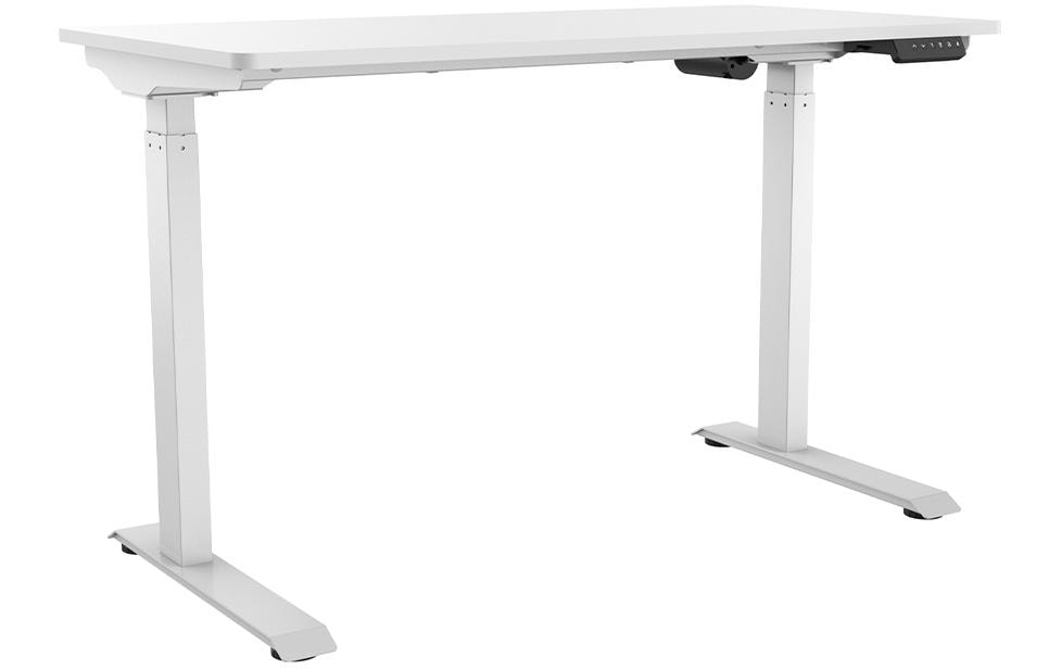 Contini Stehtisch – 120 × 60 × 73 cm – weiss – höhenverstellbar
