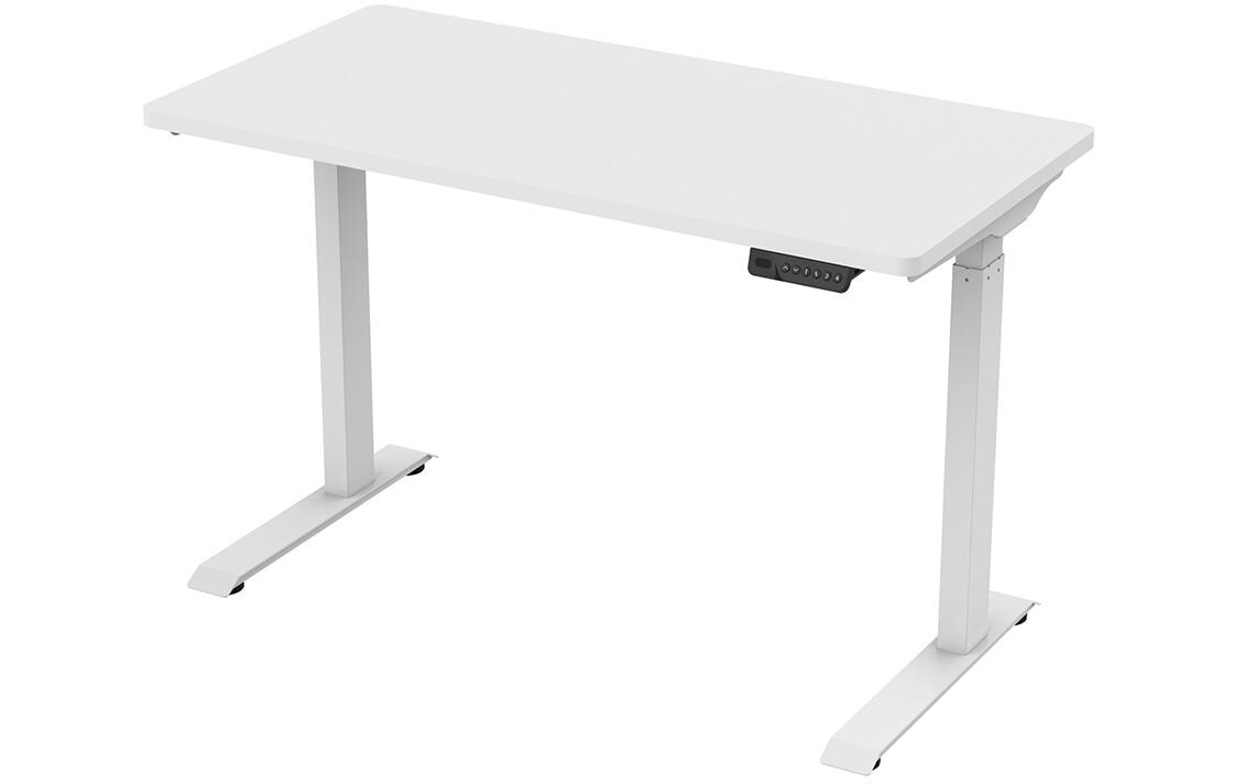 Contini Stehtisch – 120 × 60 × 73 cm – weiss – höhenverstellbar