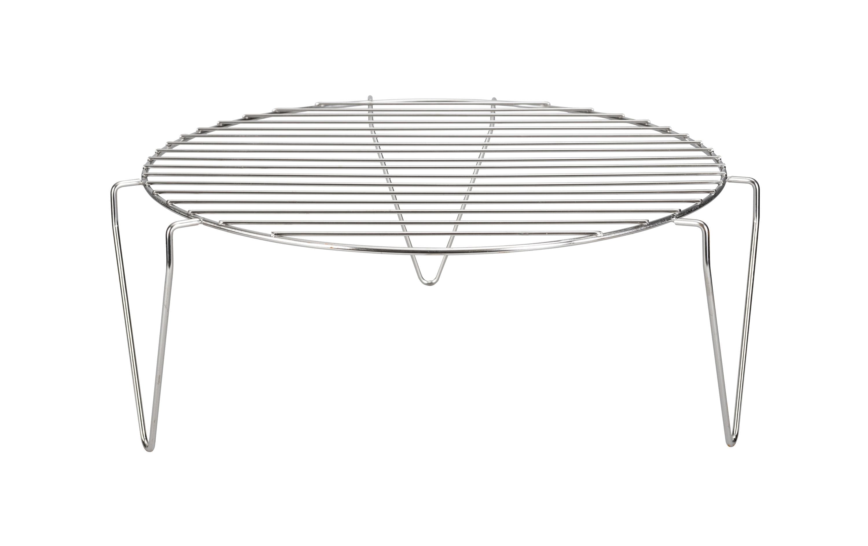 Nouvel Grillrost – mit Griffen, Ø 45 cm – für Feuerschalen, Edelstahl