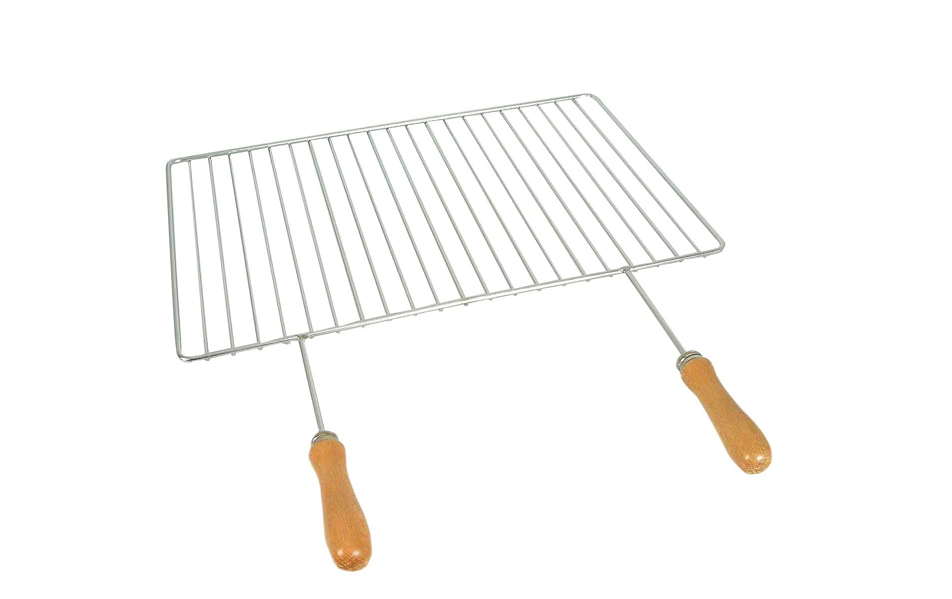 Nouvel Einschieberost – 52,2 × 36,9 cm, Edelstahl – für Grill