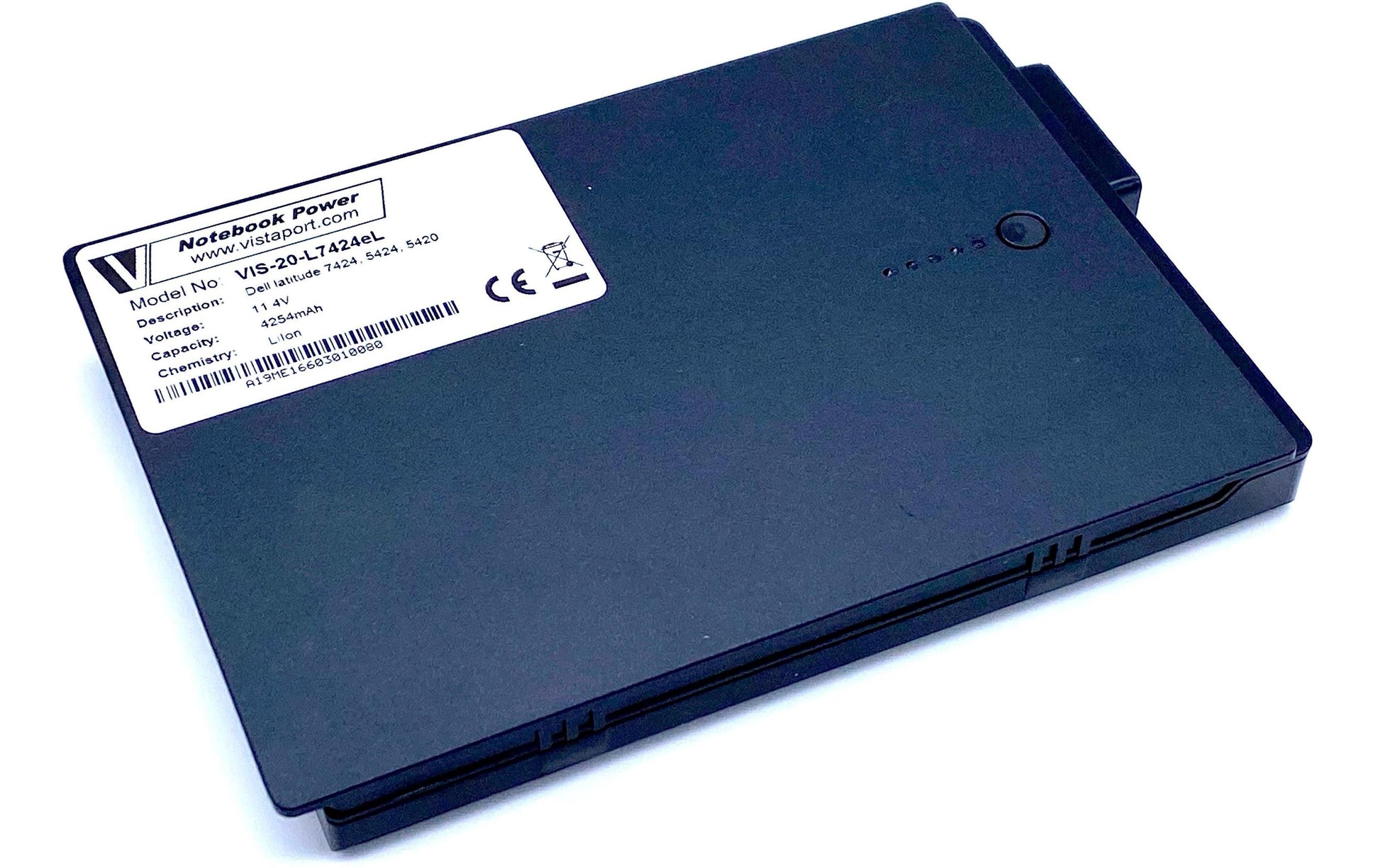 Vistaport Notebook-Akku – für Dell Latitude 5420, 5424, 7424 – Schwarz