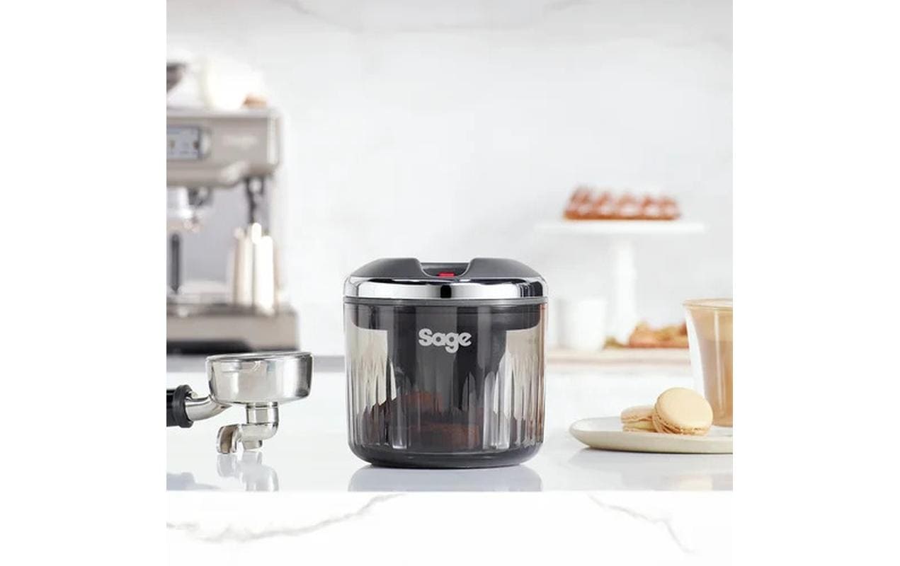 Sage Reinigungsbehälter Puck Sucker – Ø 5,8 cm, 12 Tassen, für Oracle und Dual Boiler, Kunststoff, Schwarz